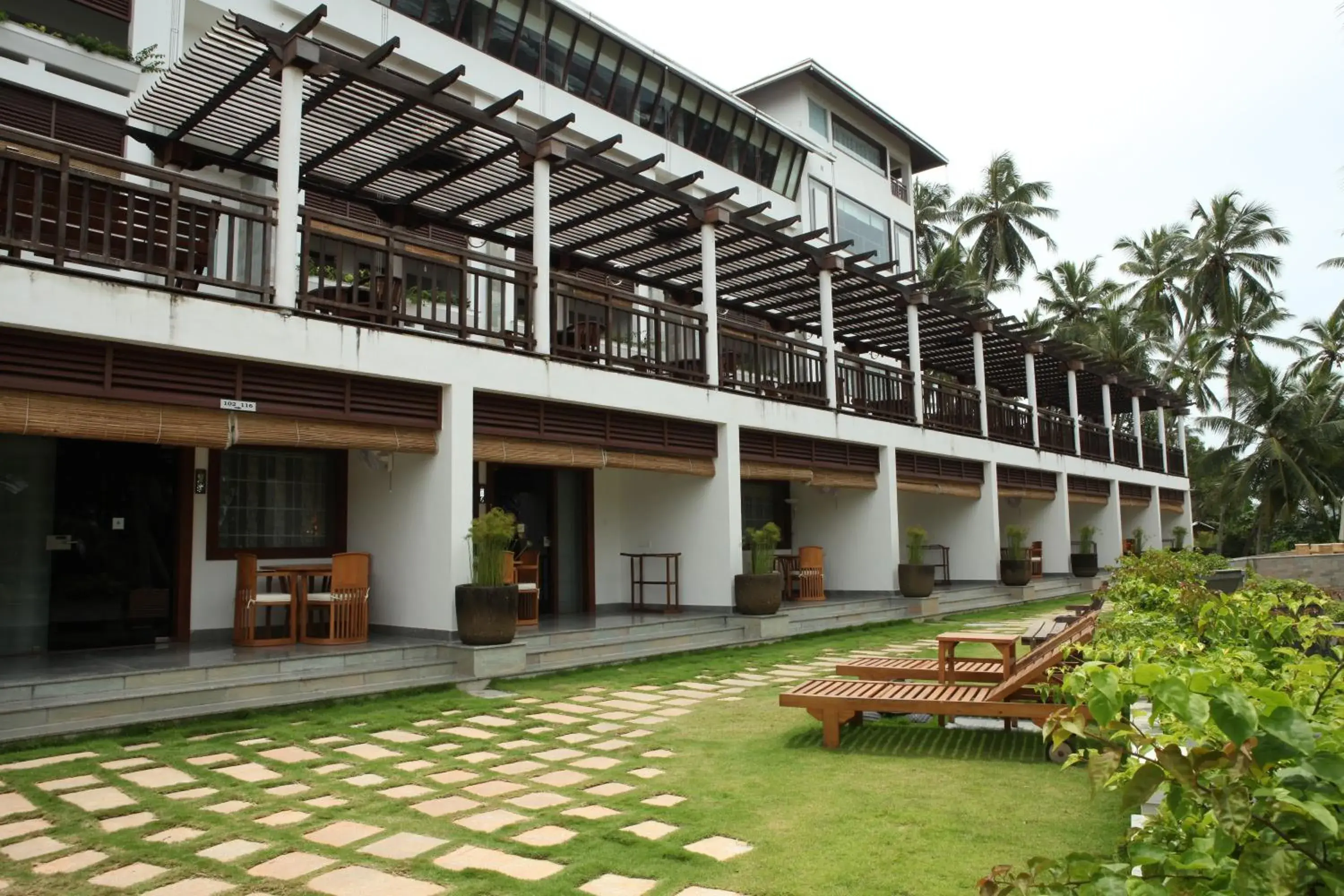 Garden view in Gokulam Grand Turtle On The Beach Garden view in Gokulam Grand Turtle On The Beach