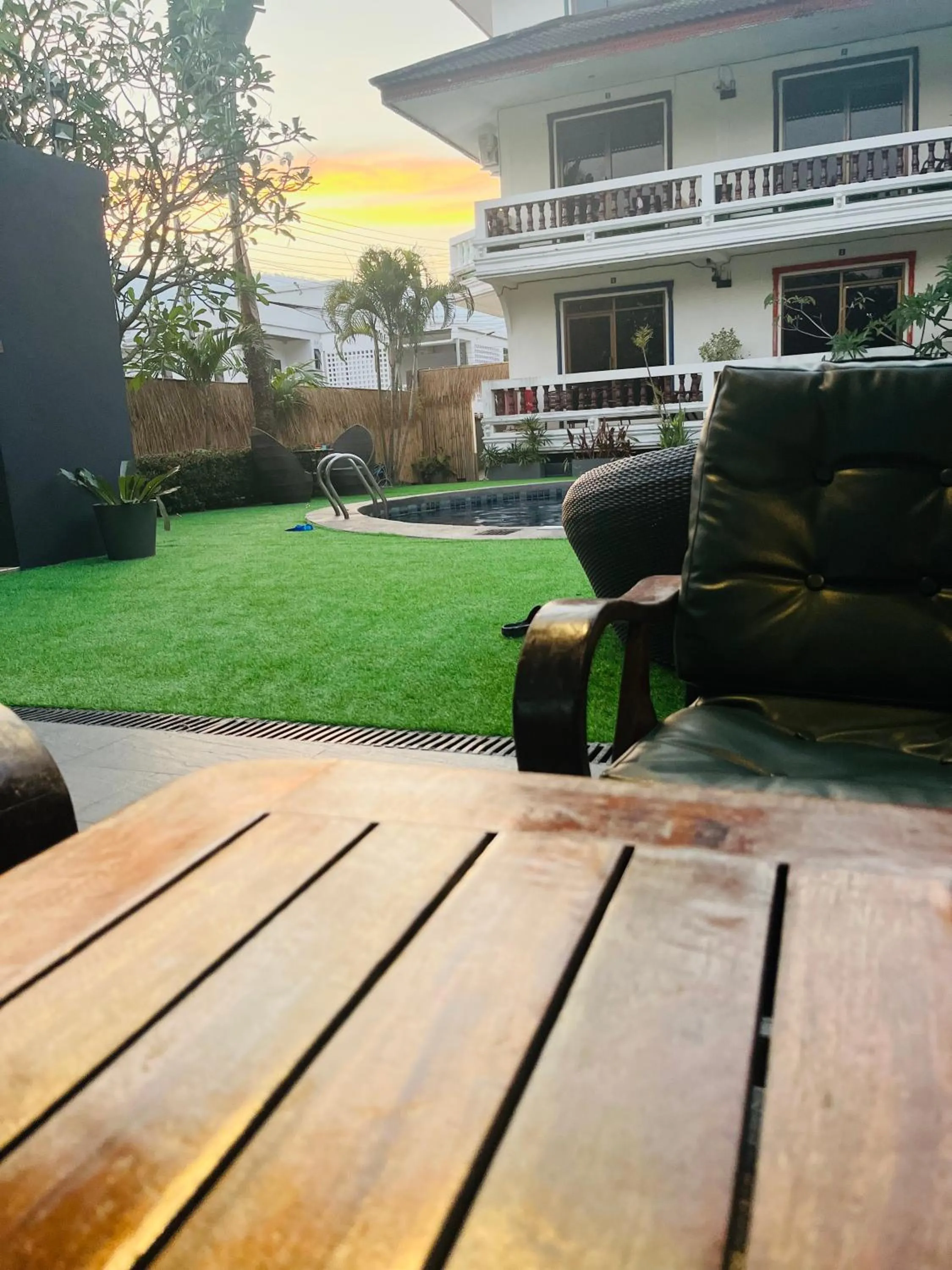 Seating area in Tropical Palm