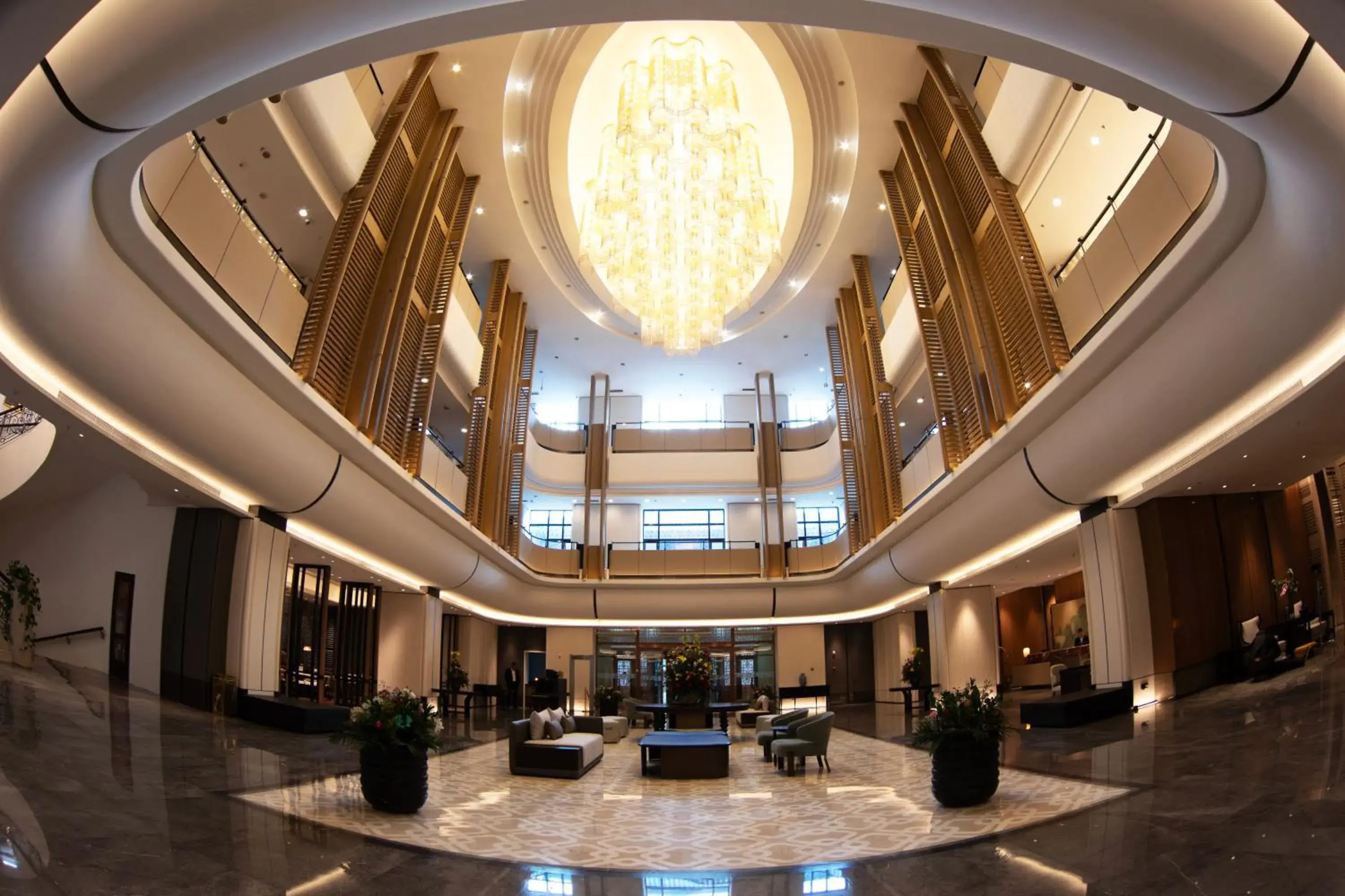 Lobby or reception in Beijing Palace Soluxe Hotel Astana Lobby or reception in Beijing Palace Soluxe Hotel Astana