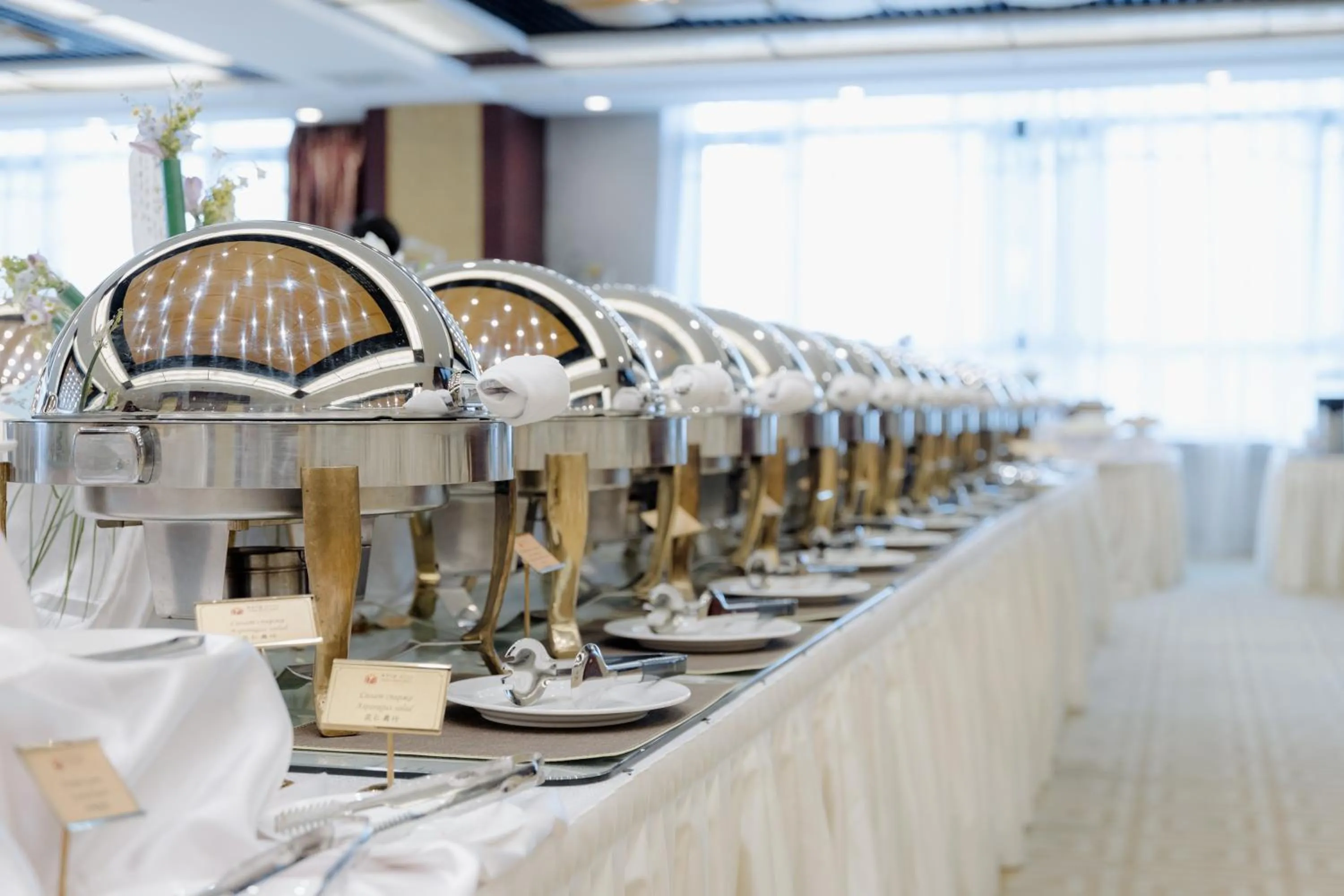 Buffet breakfast in Beijing Palace Soluxe Hotel Astana