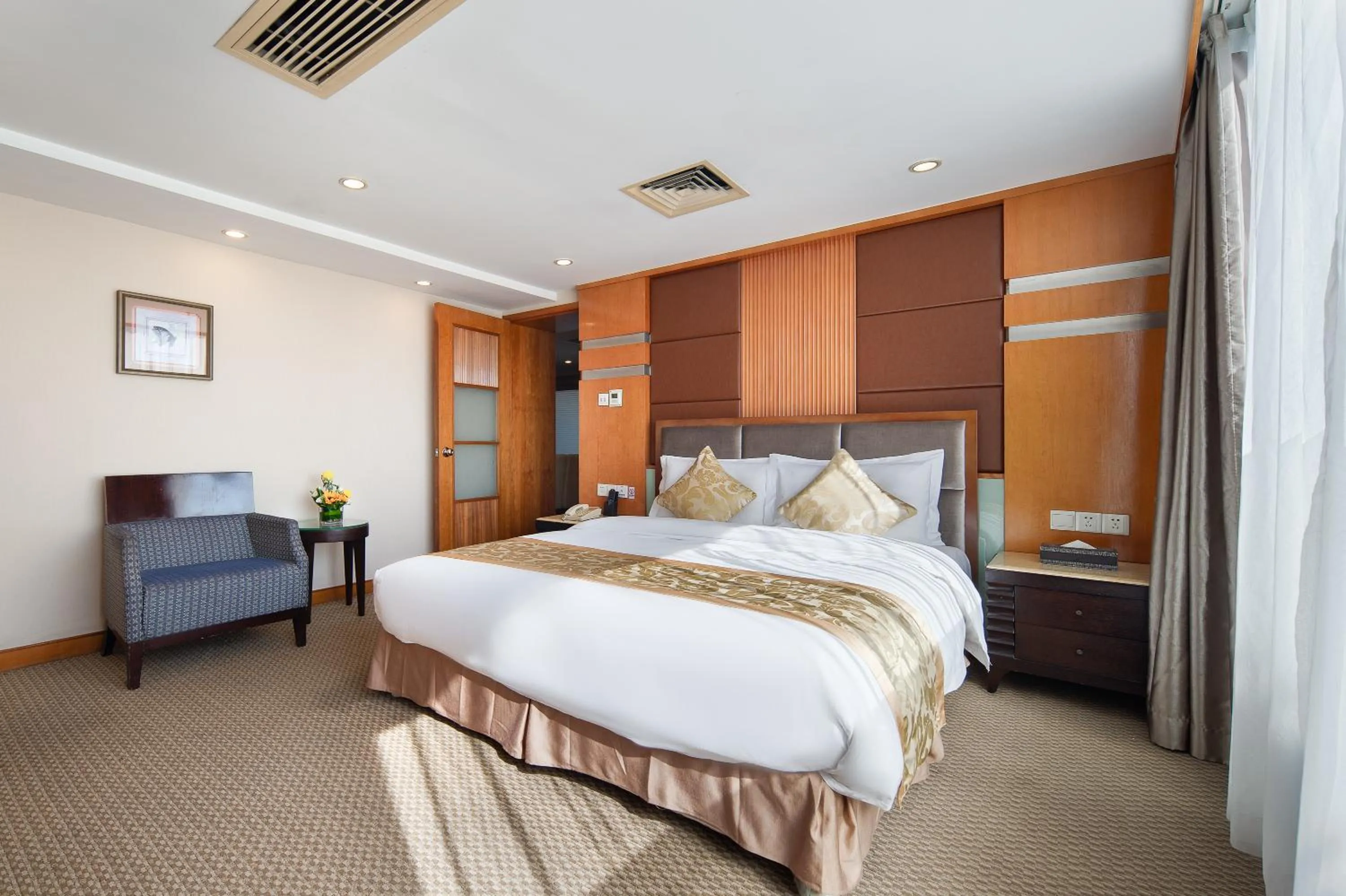 Bed in Yihe Hotel Ouzhuang