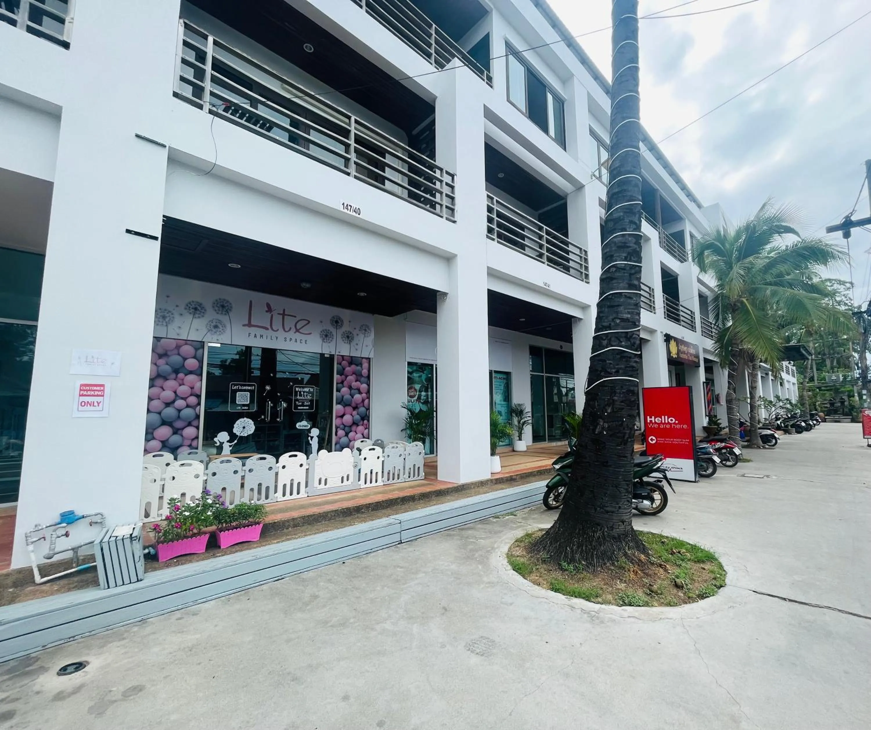 Facade/entrance in Chaweng Park Place