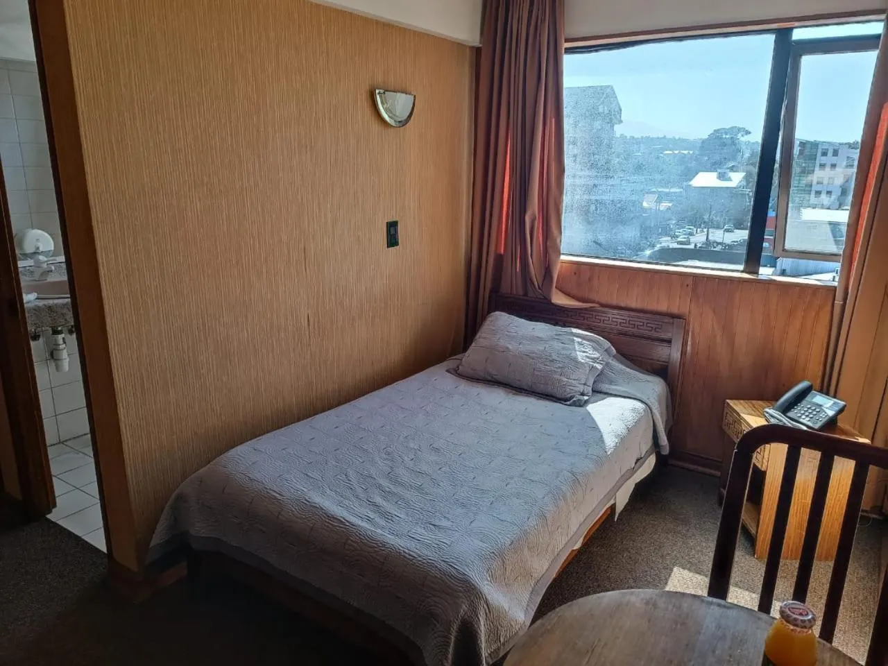 Bed in Hotel Antupiren