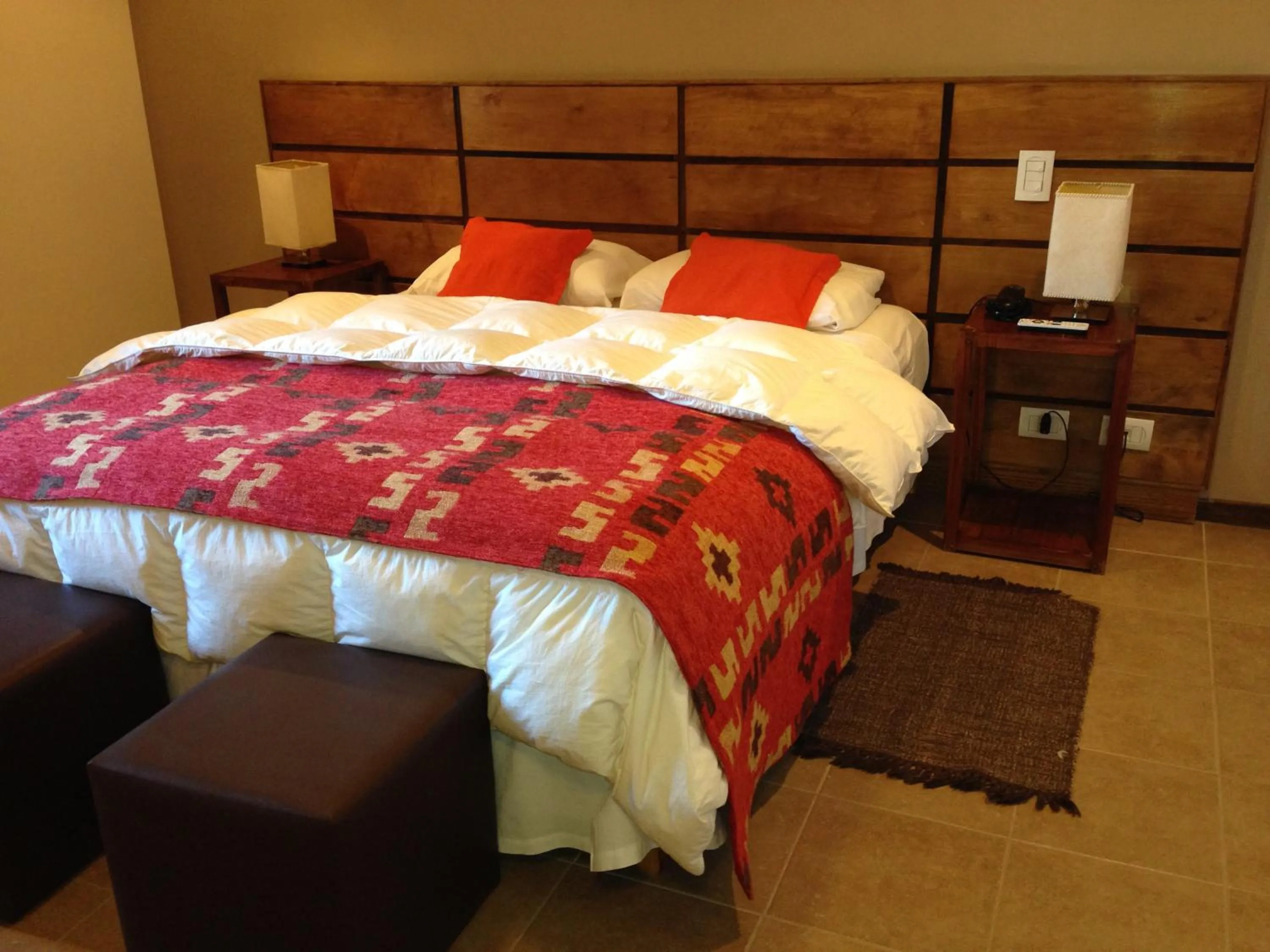 Bedroom, Bed in Hotel Poincenot