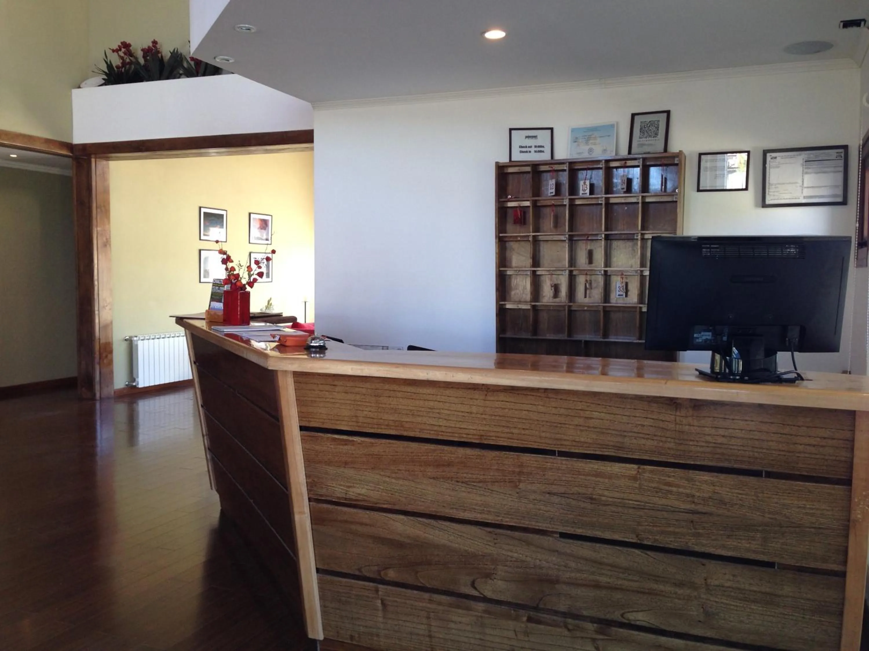 Lobby or reception in Hotel Poincenot