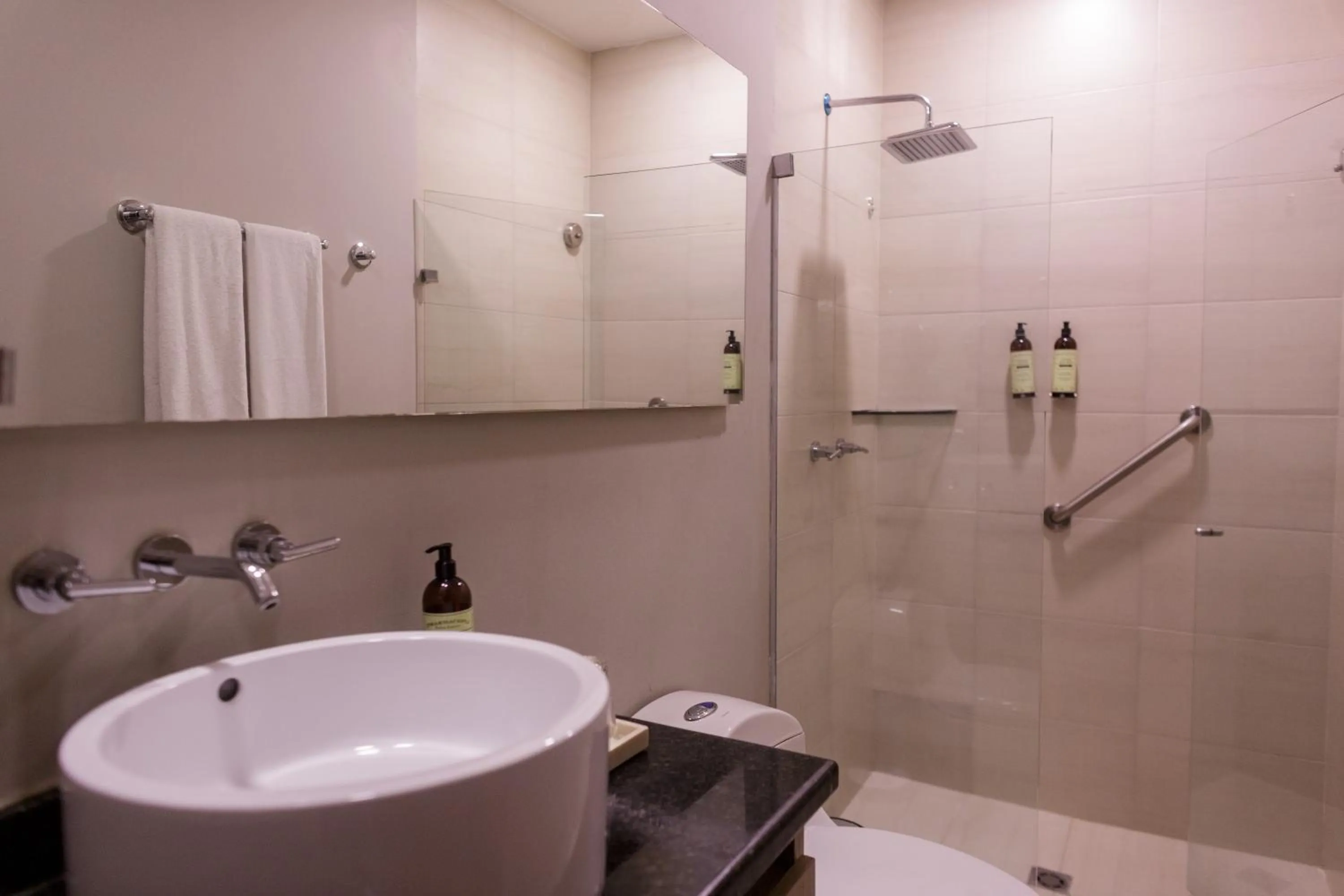 Shower in Hotel Santa Cecilia B&B