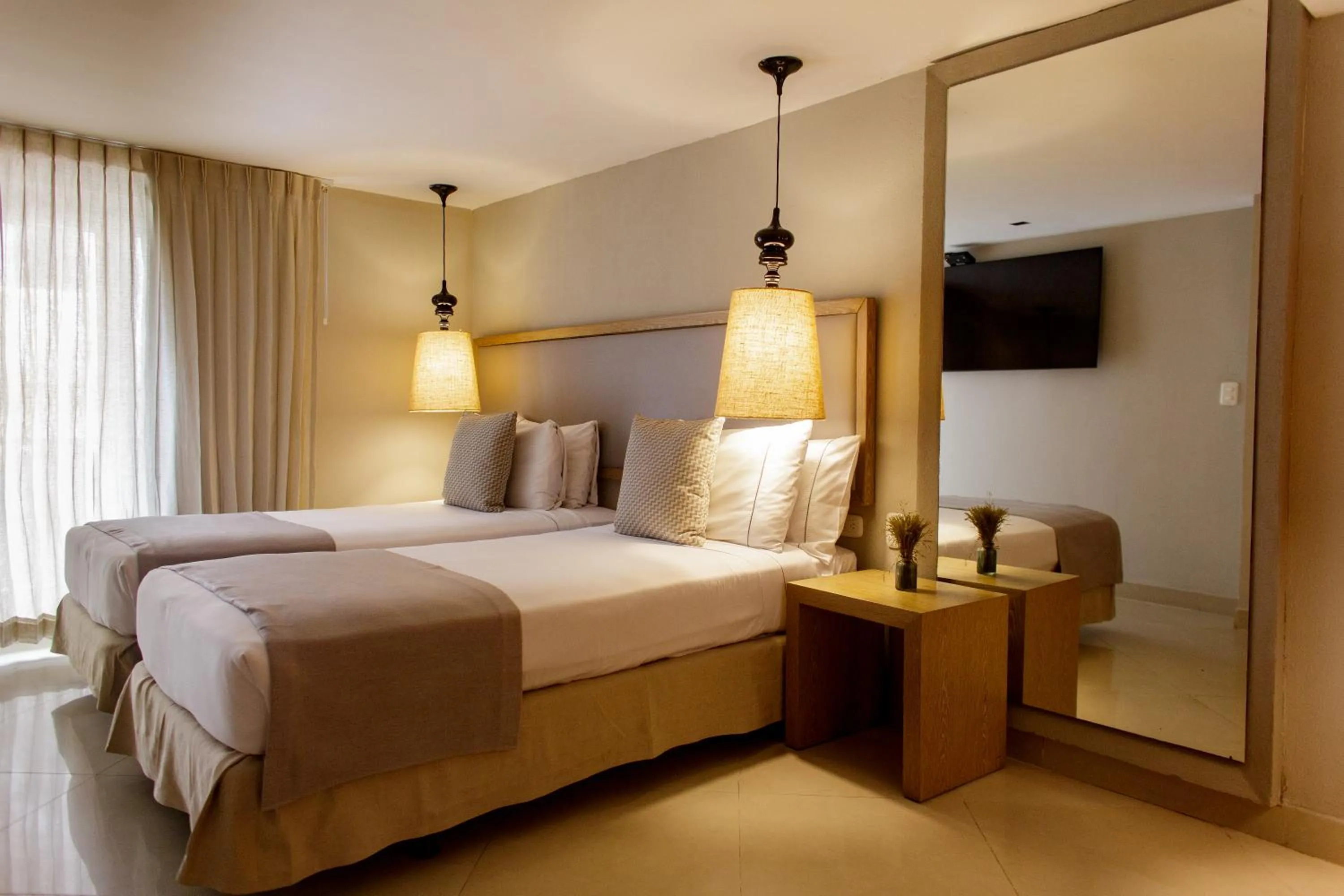 Bed in Hotel Santa Cecilia B&B