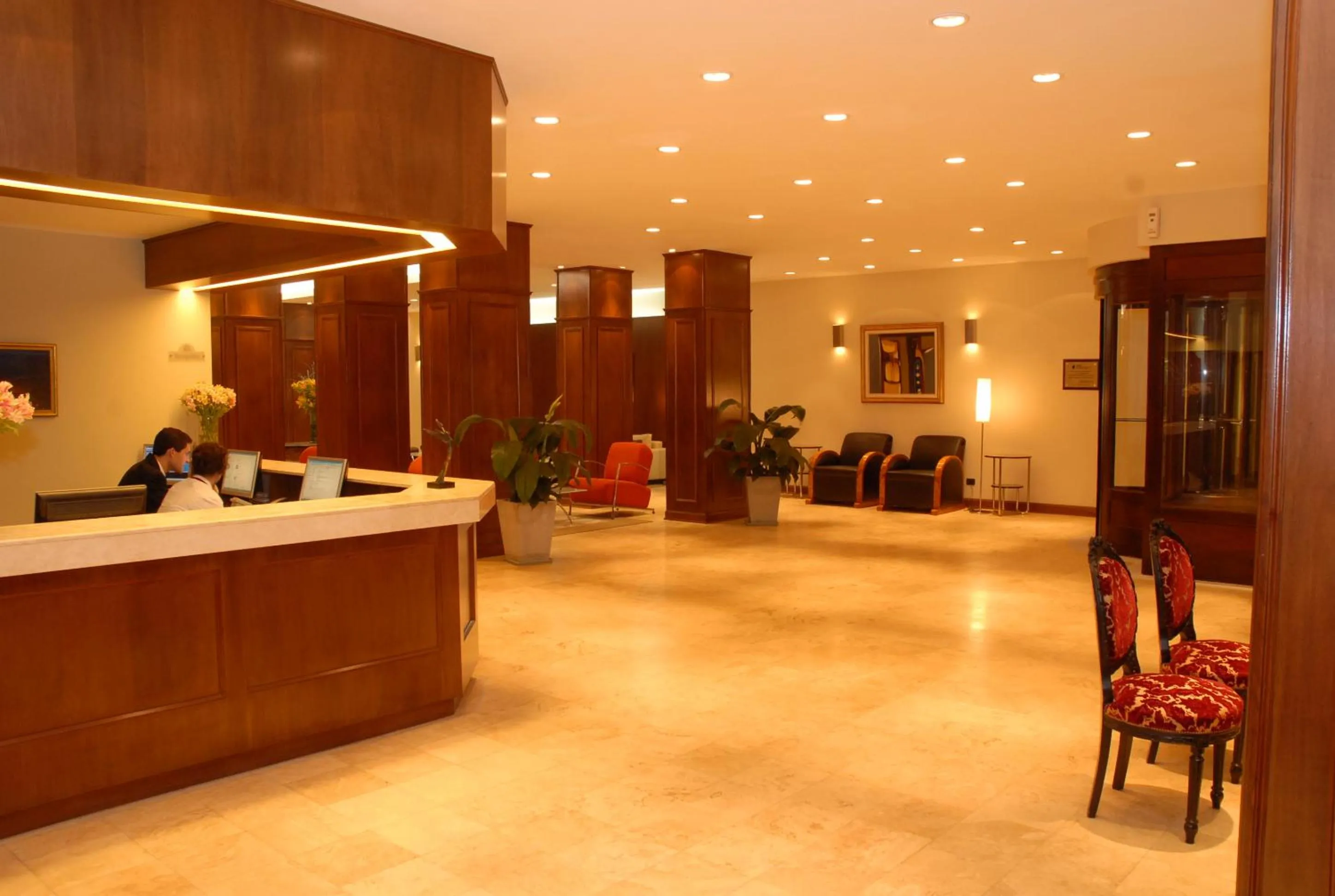Lobby or reception in Hotel Dorá
