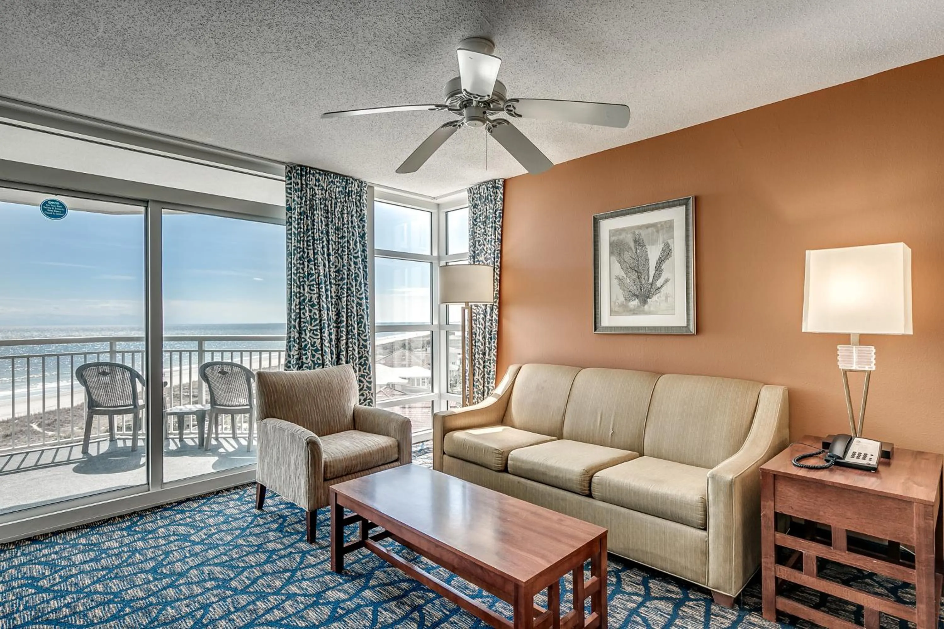 Seating area in Dunes Village