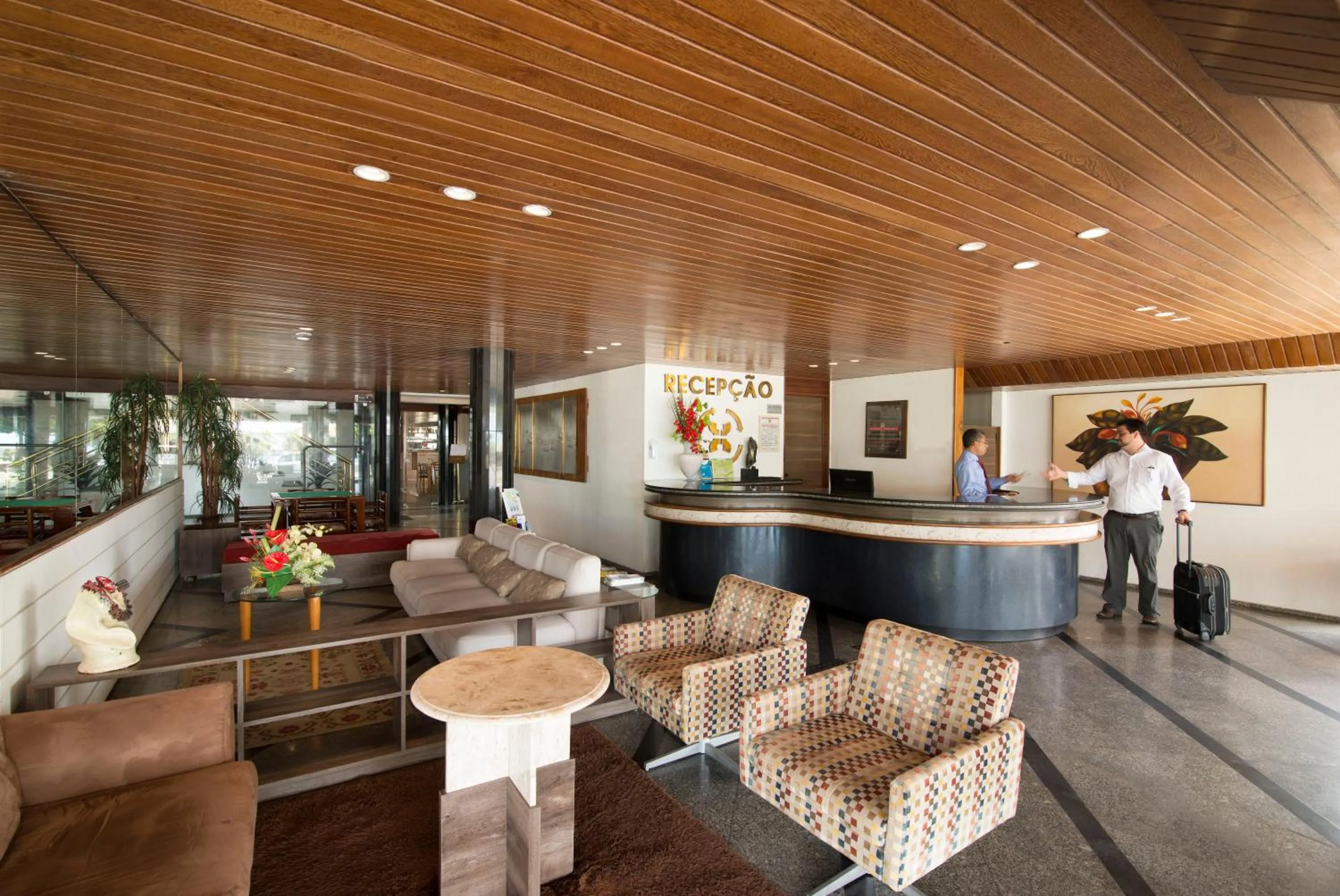 Lobby or reception in Xênius Hotel