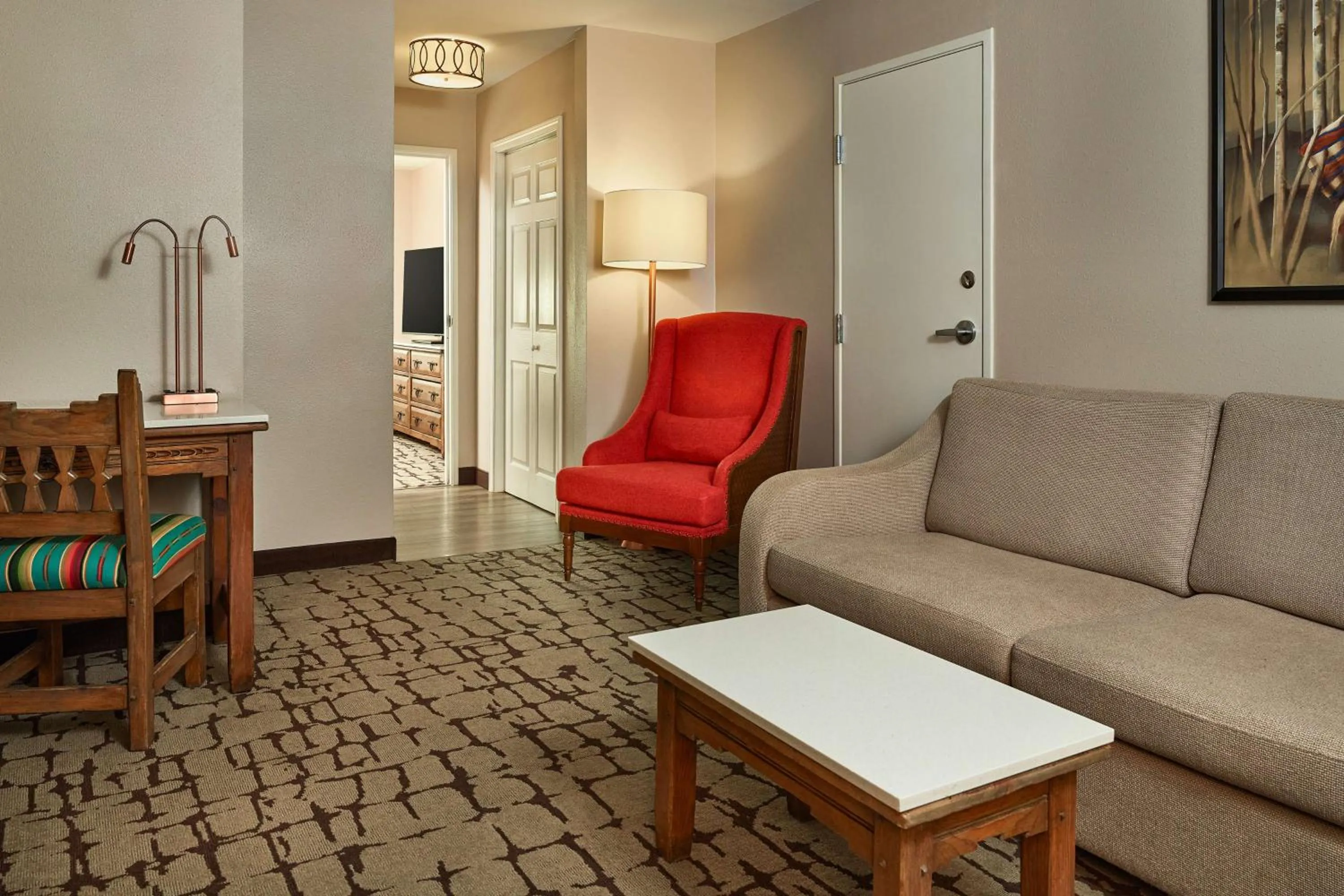 Living room in Hilton Tapestry Collection, Hotel Don Fernando De Taos