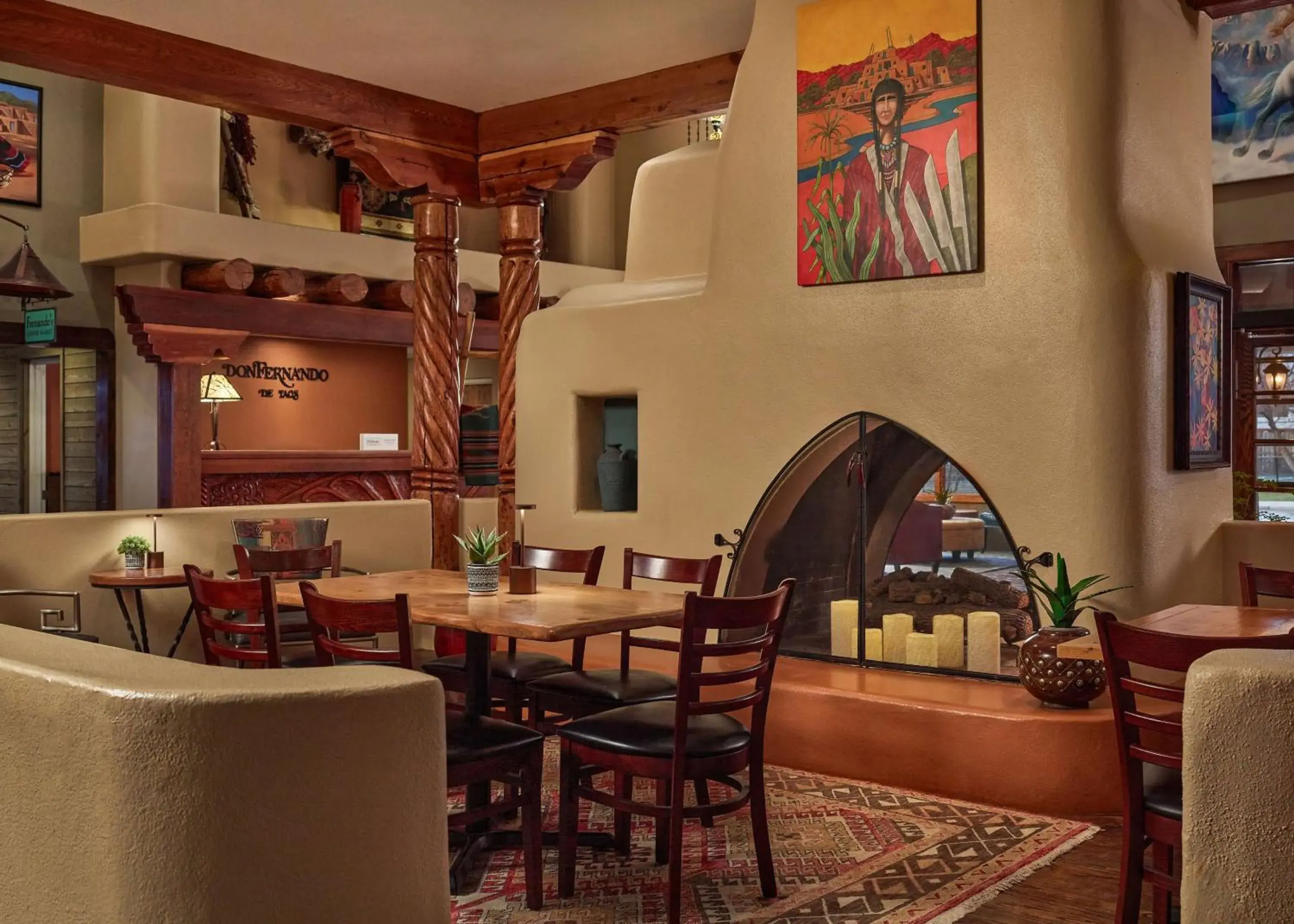 Lobby or reception in Hilton Tapestry Collection, Hotel Don Fernando De Taos Lobby or reception in Hilton Tapestry Collection, Hotel Don Fernando De Taos