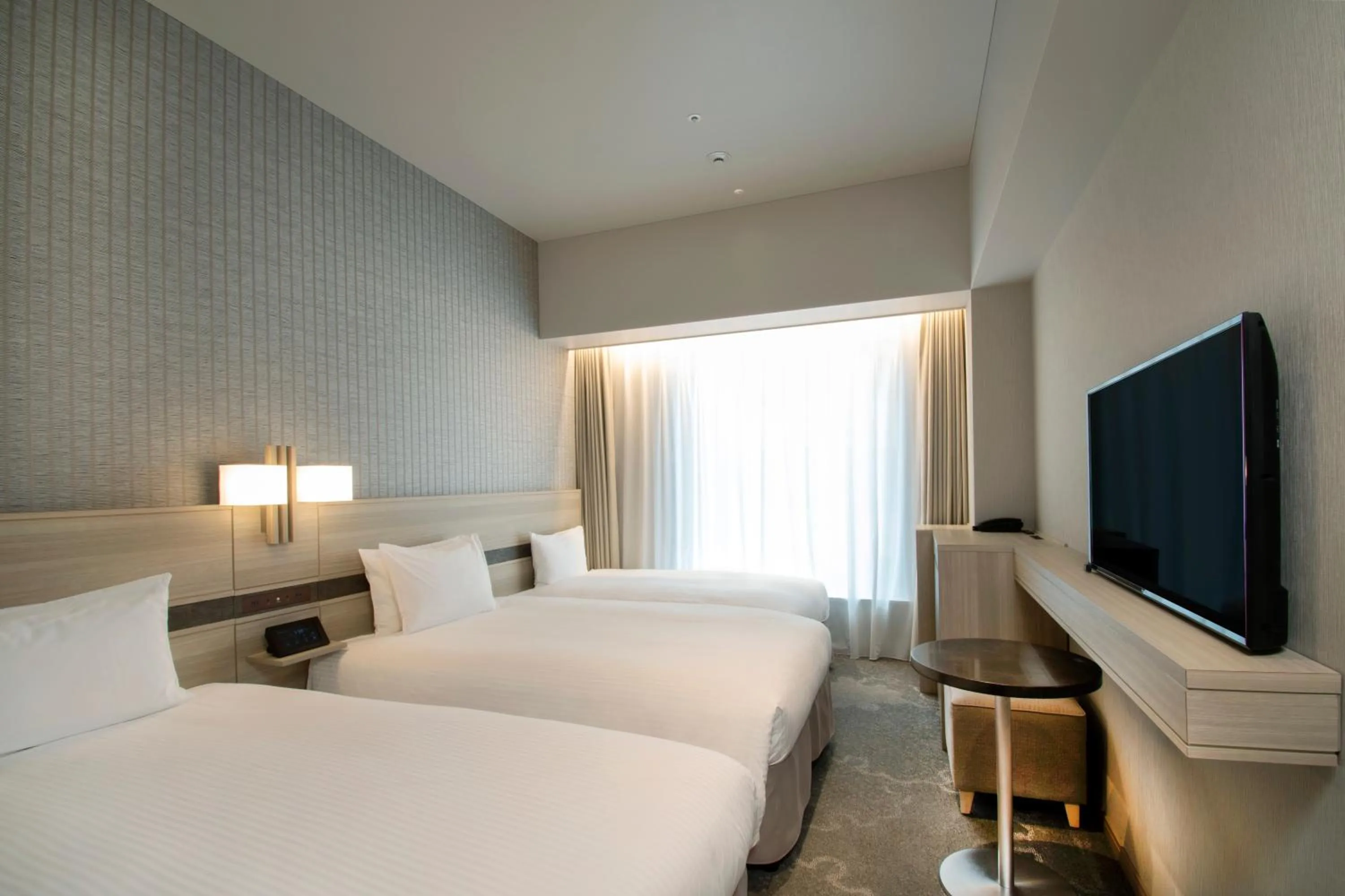 Bed in Hotel Keihan Tsukiji Ginza Grande