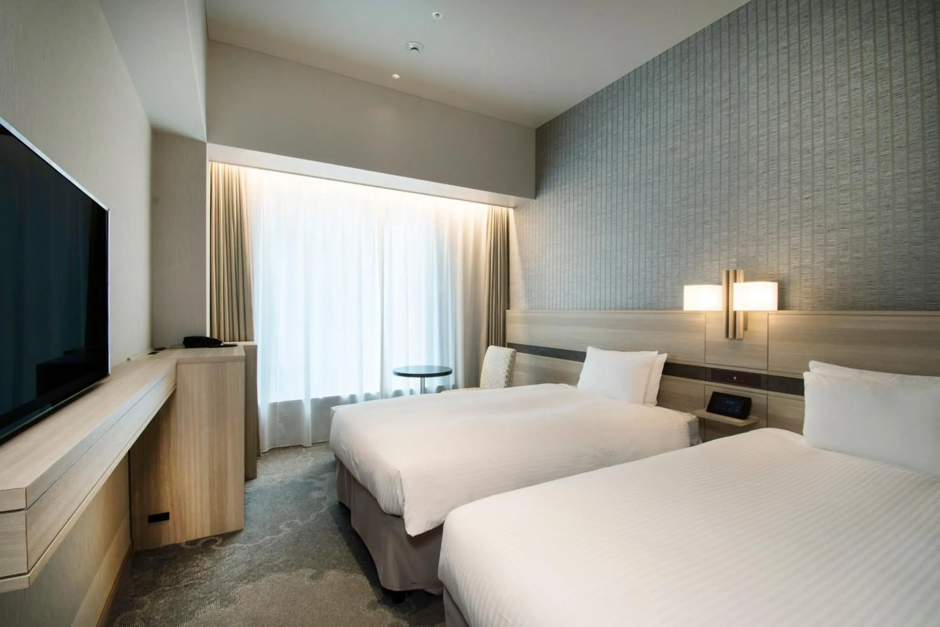 Bed in Hotel Keihan Tsukiji Ginza Grande Bed in Hotel Keihan Tsukiji Ginza Grande