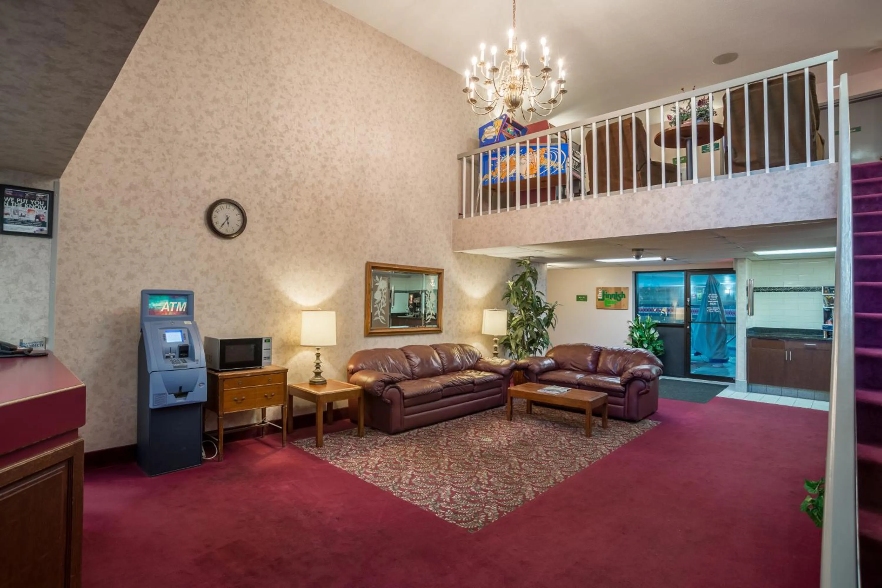 Lobby or reception in Prime Rate Inn