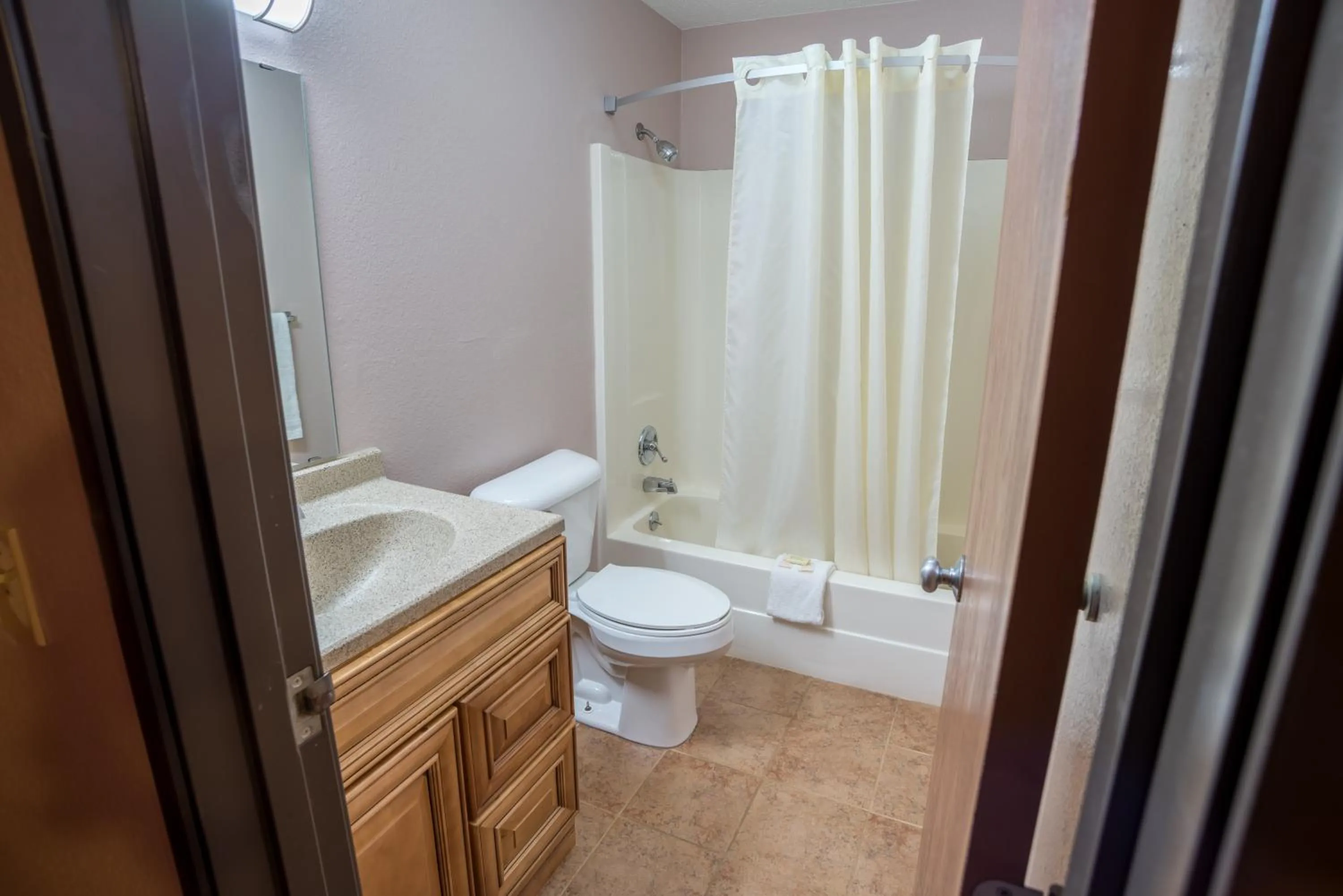 Bathroom in Prime Rate Inn