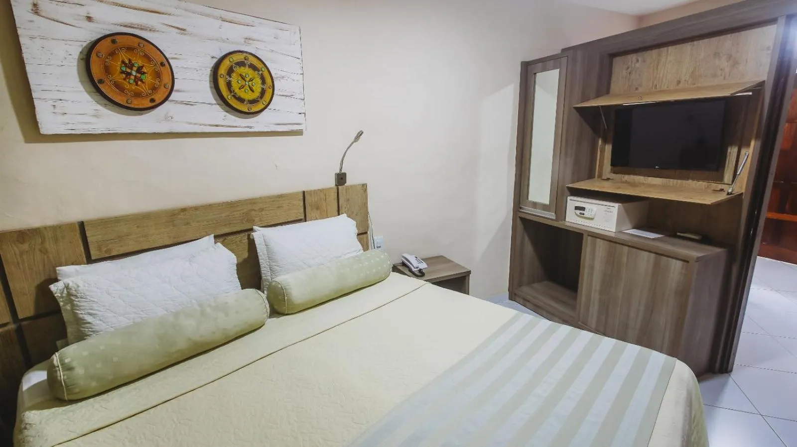 Bed in Pousada Safira do Morro