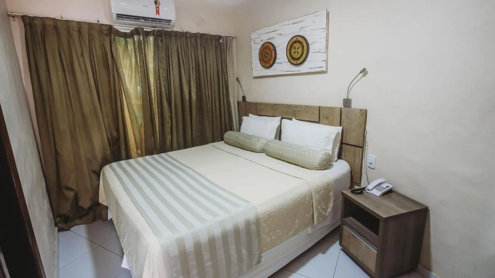 Bed in Pousada Safira do Morro