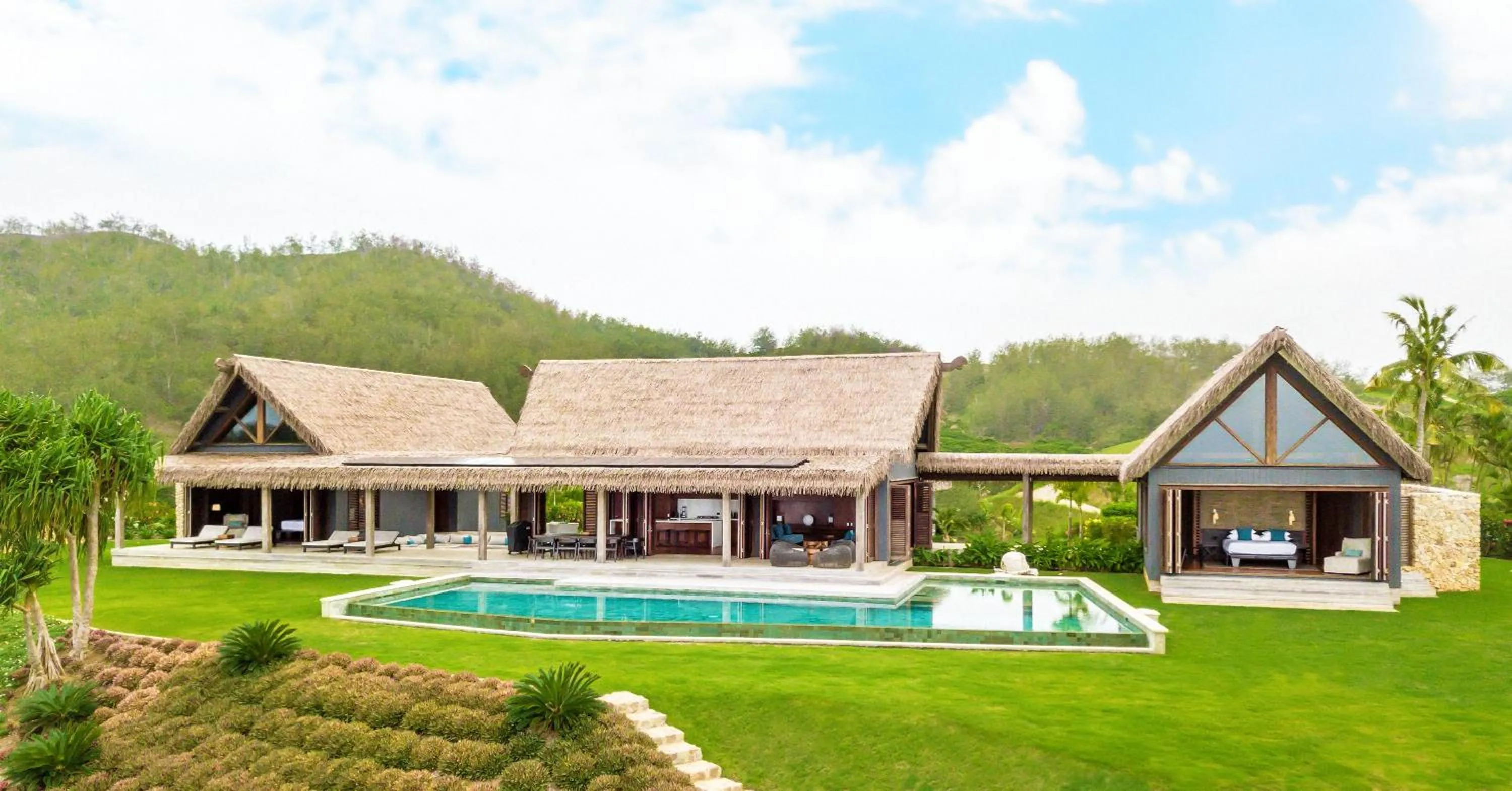 Property building in Six Senses Fiji