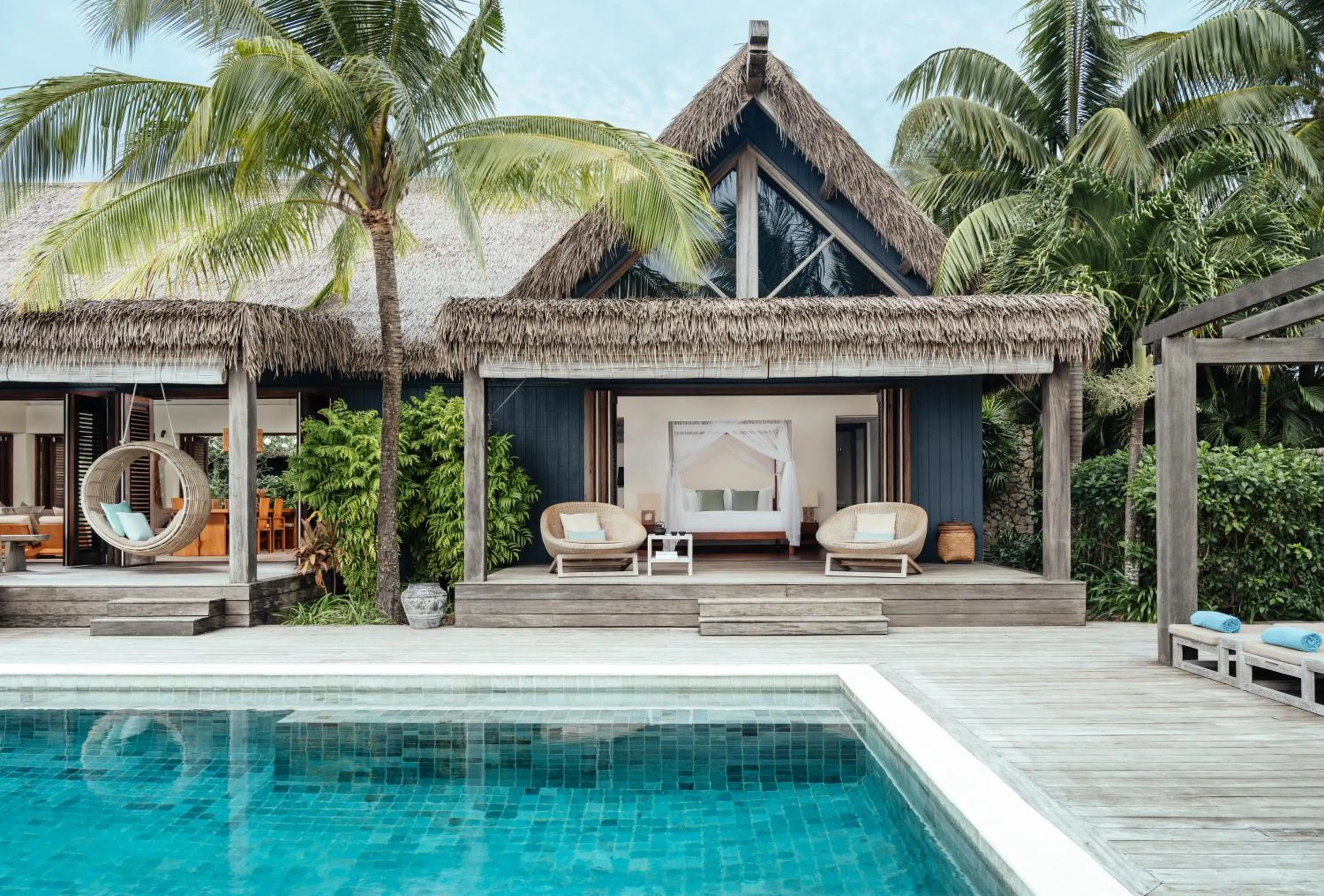 Swimming pool in Six Senses Fiji