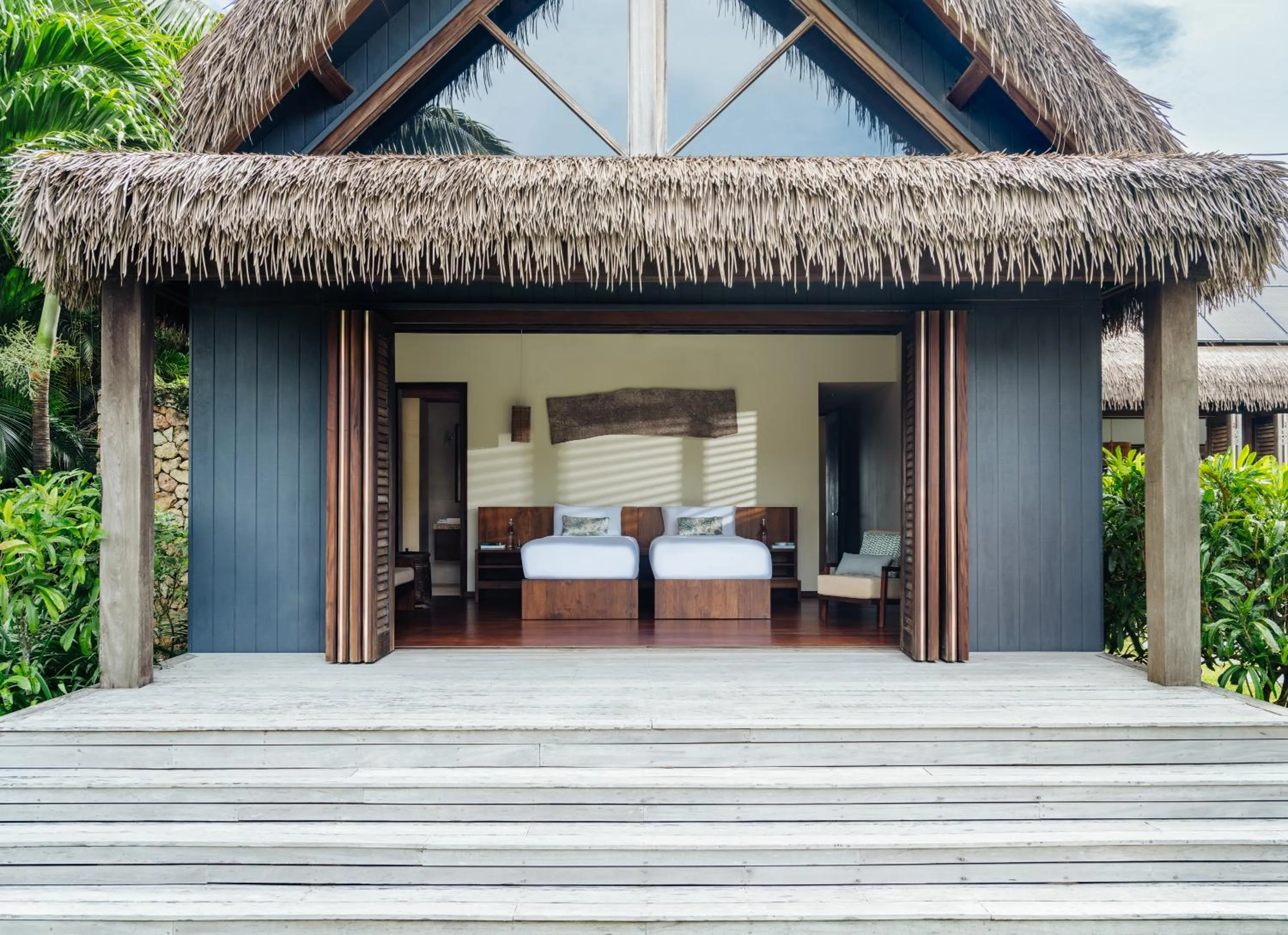 Bedroom in Six Senses Fiji