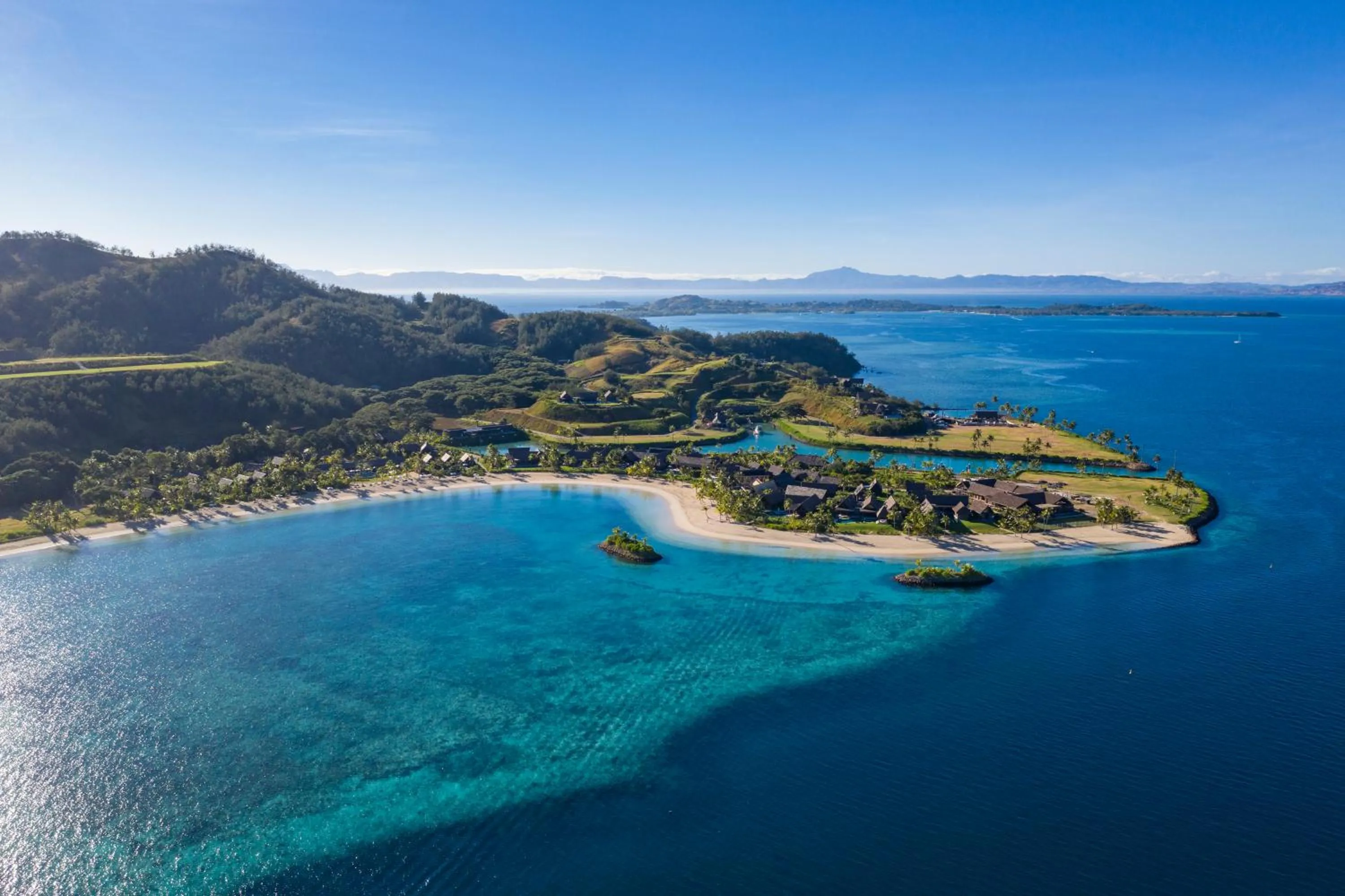 Property building in Six Senses Fiji