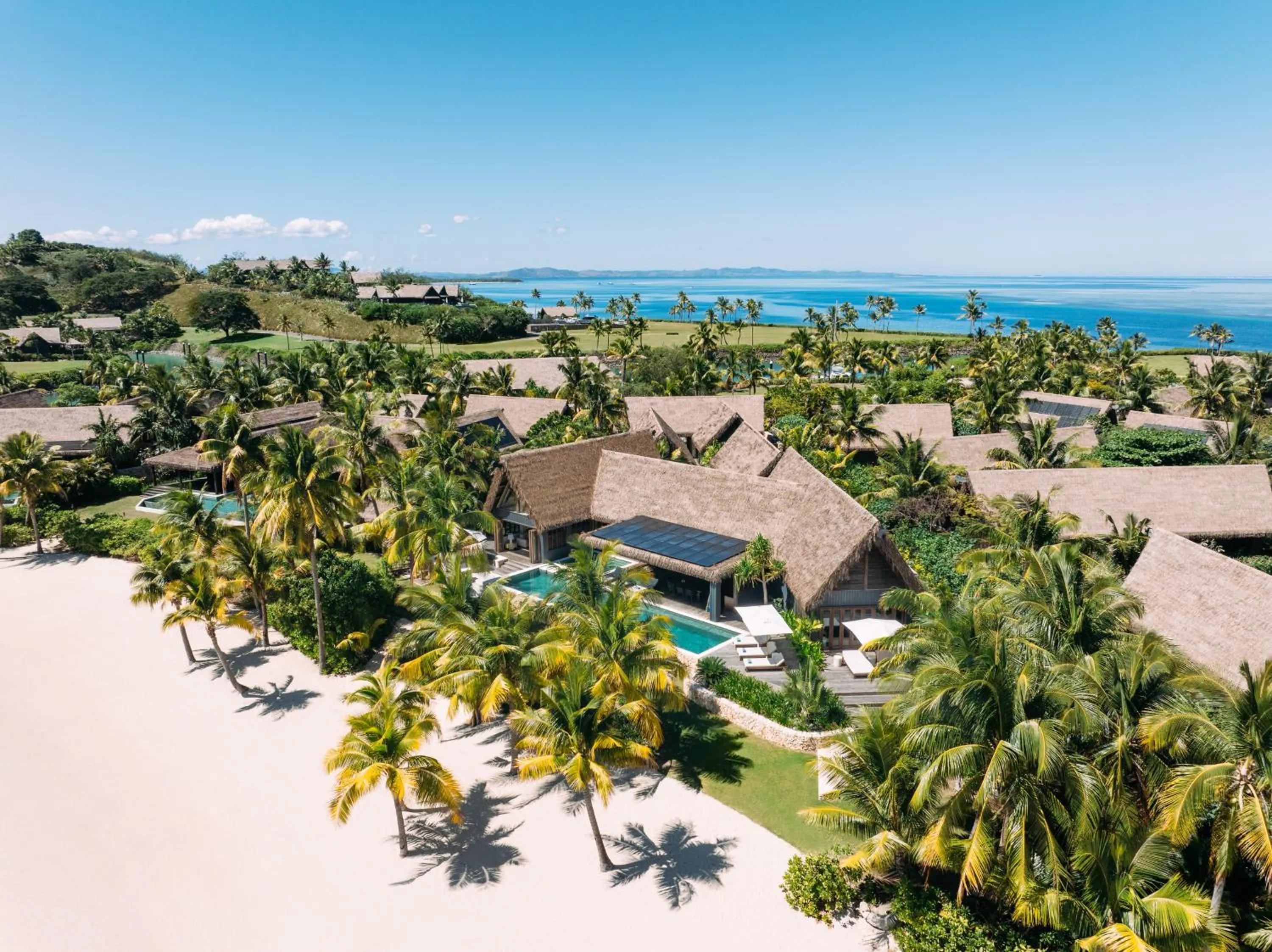 Property building in Six Senses Fiji