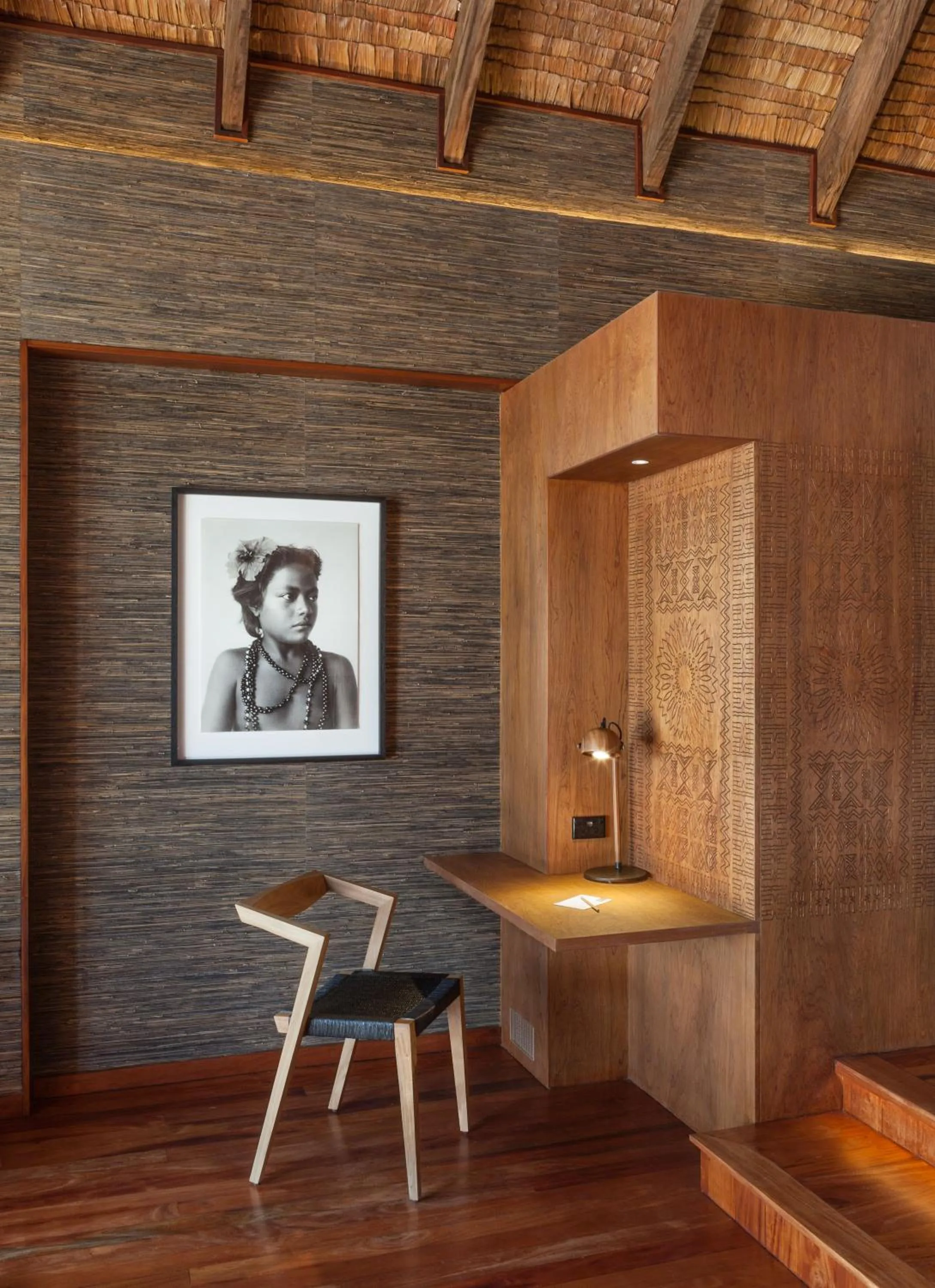 Living room in Six Senses Fiji