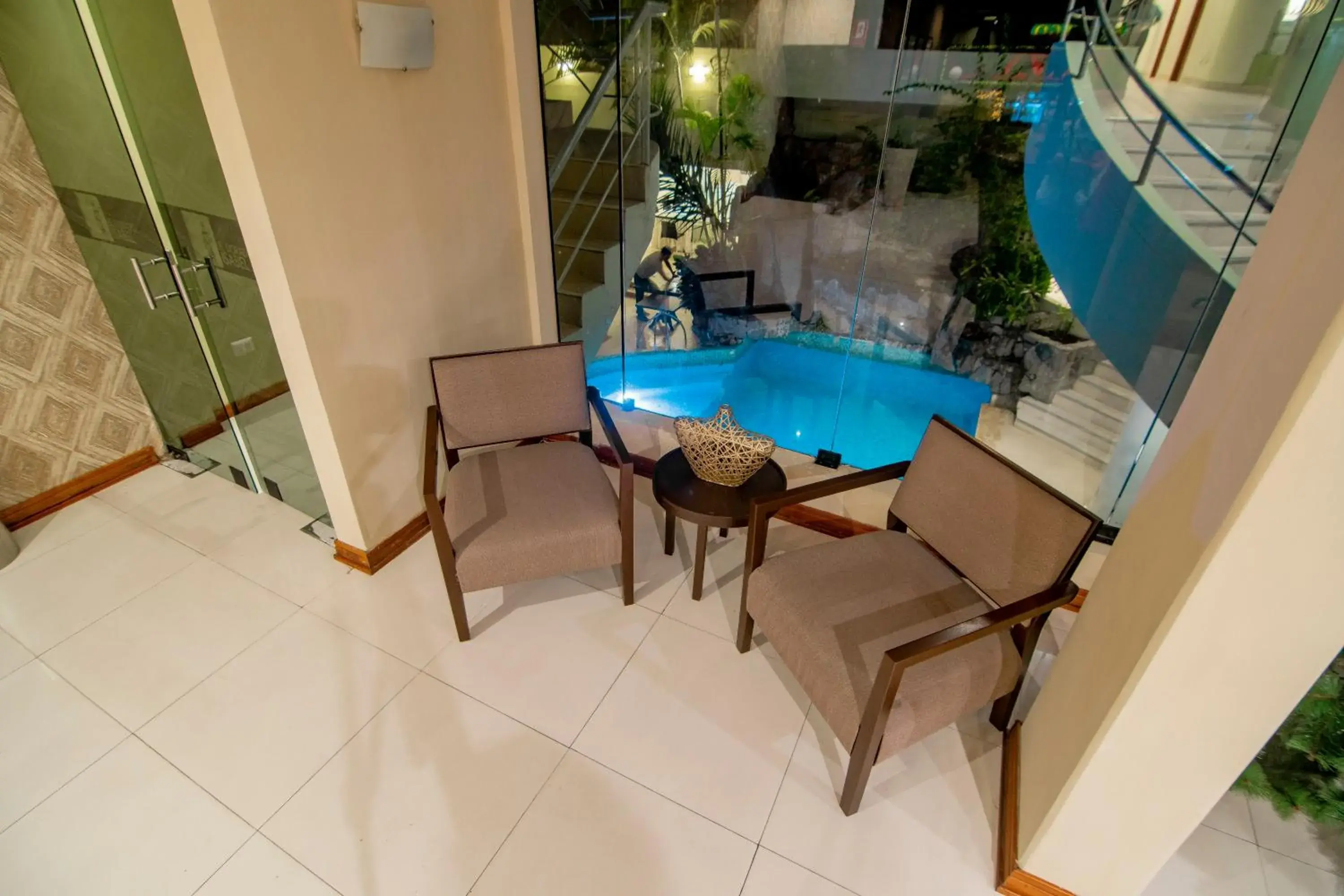 Pool view in El Dorado Classic Hotel Pool view in El Dorado Classic Hotel