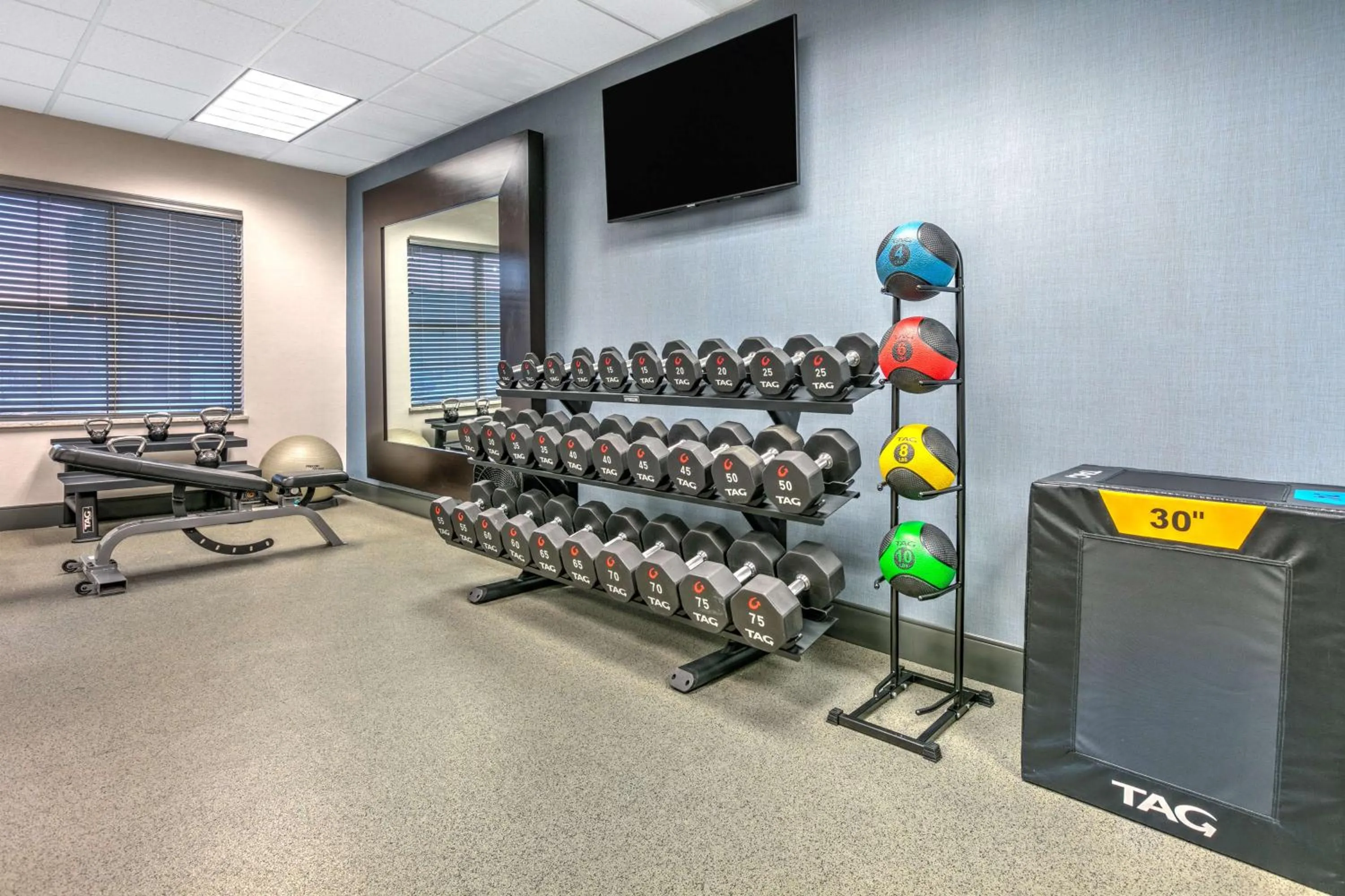 Fitness centre/facilities in Homewood Suites - Rock Springs