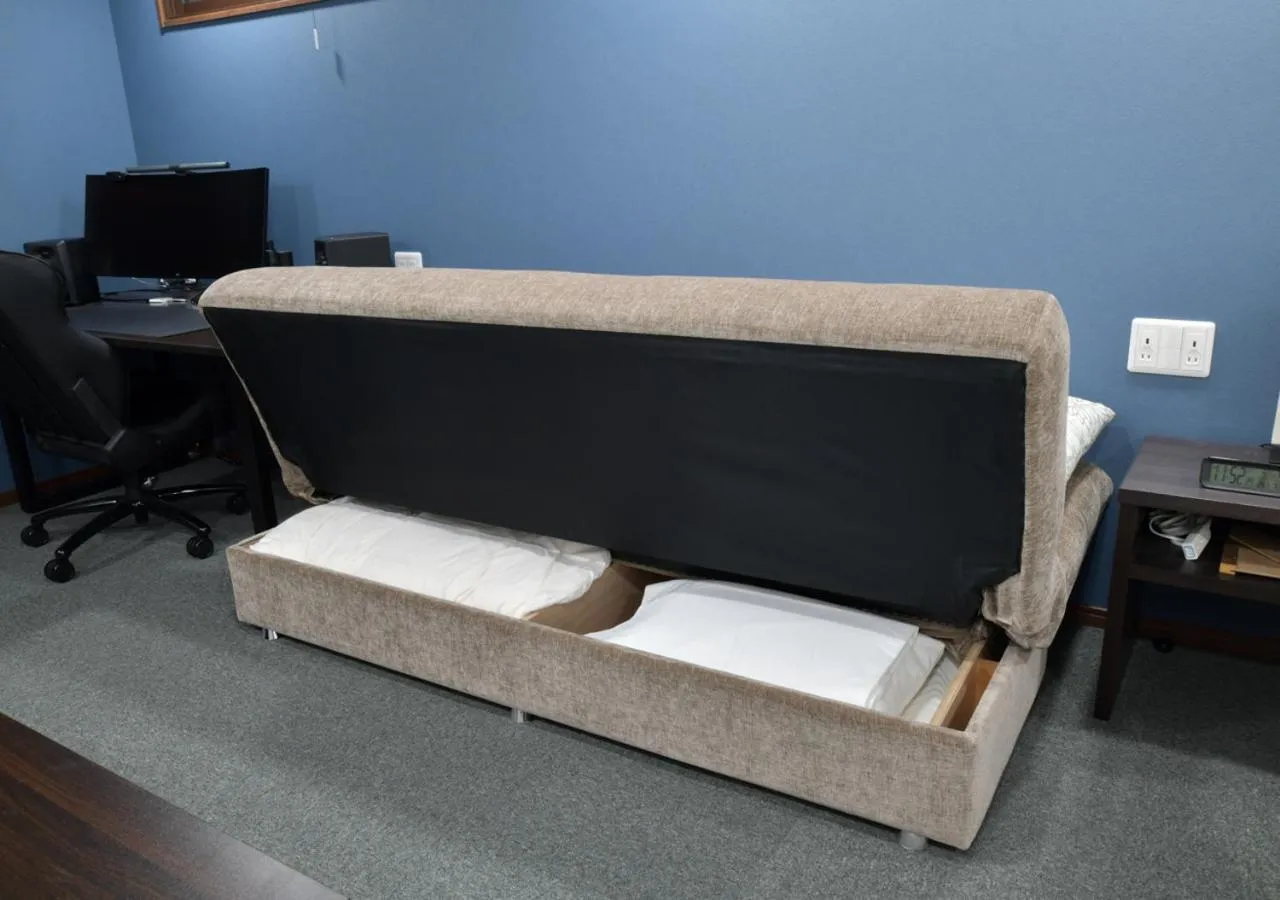 Bed in Villa Front Kyoto Seimei