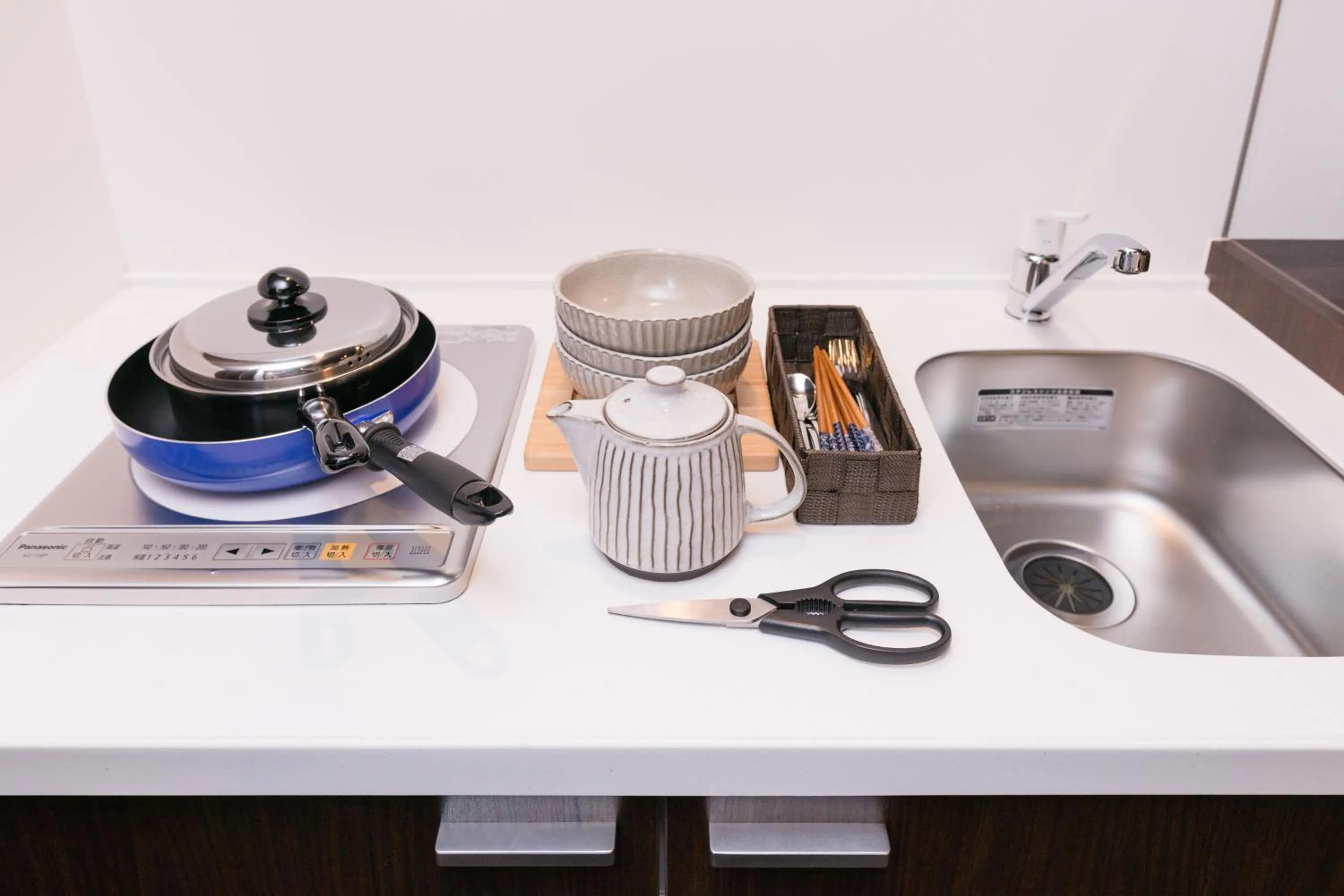 Kitchen or kitchenette in Villa Front Kyoto Seimei