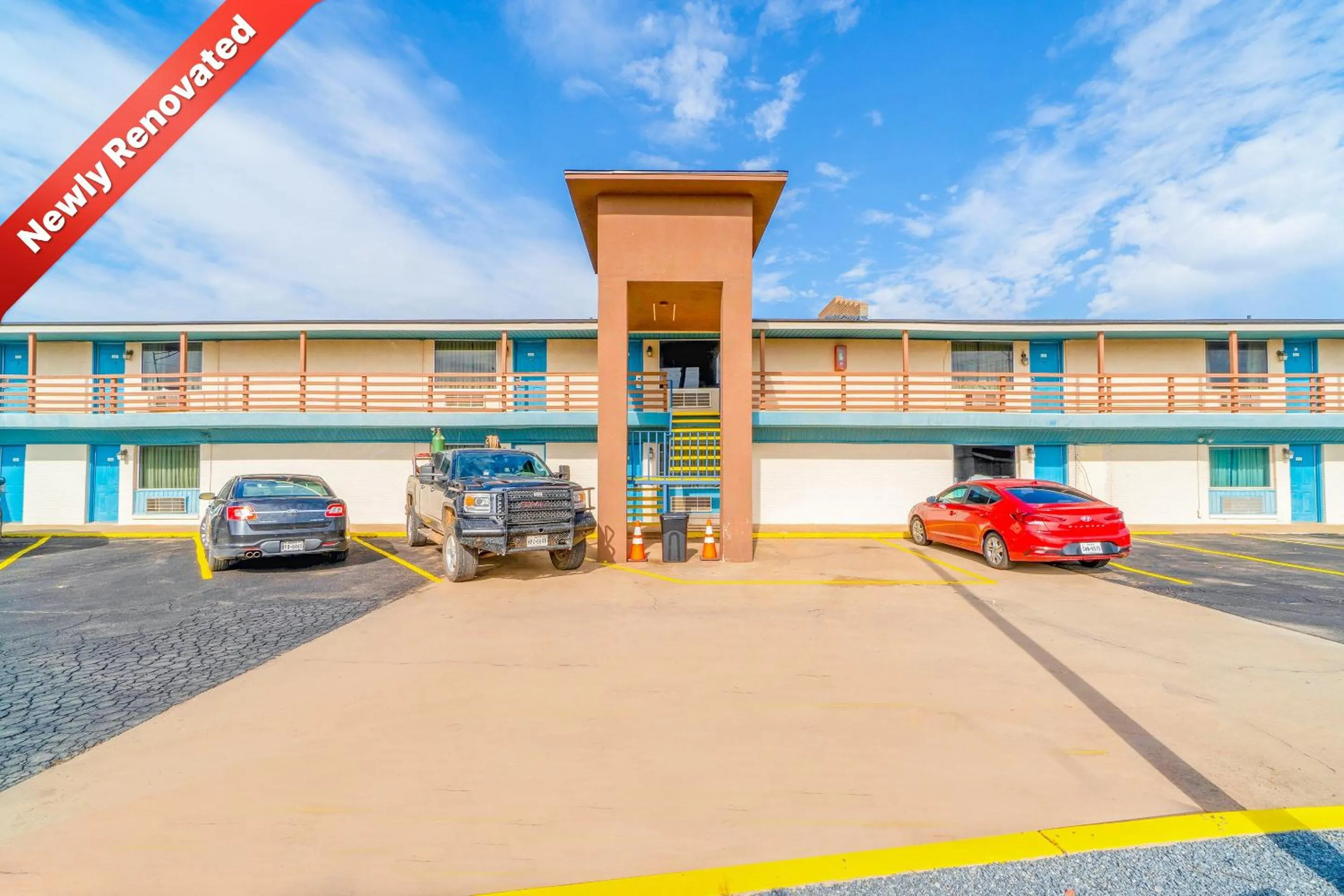 Property building in Budget Inn by OYO Frederick US-183