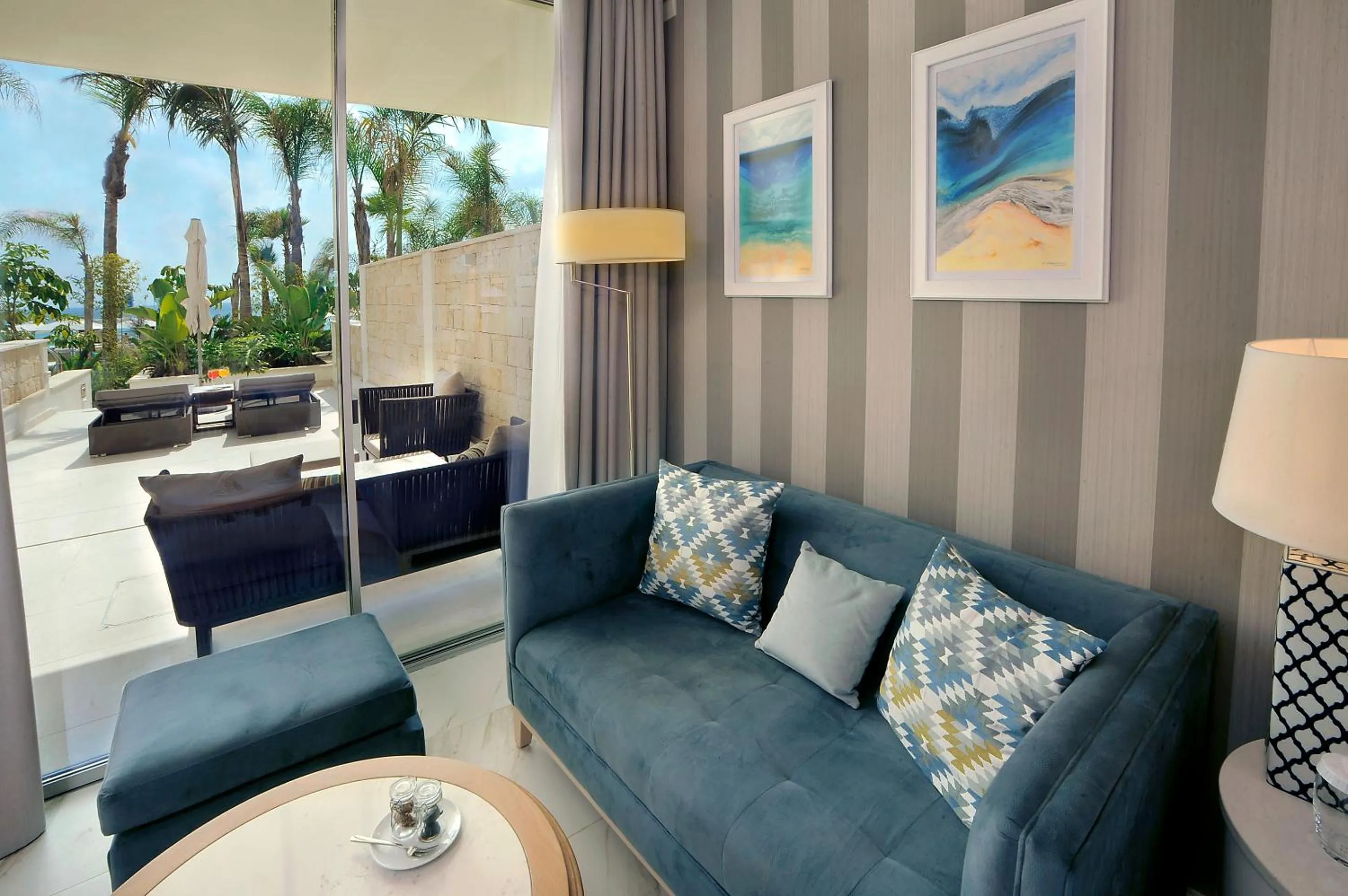 Living room in Amavi, MadeForTwo Hotels - Paphos