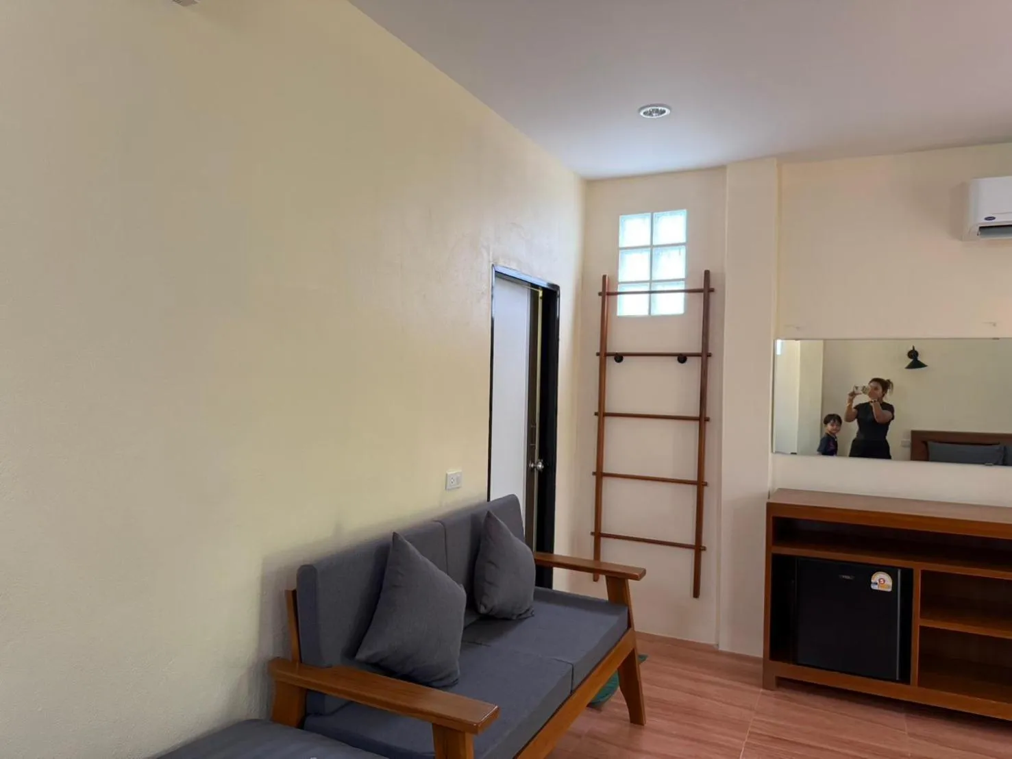 Living room in Khaosok Bamboo Huts Resort