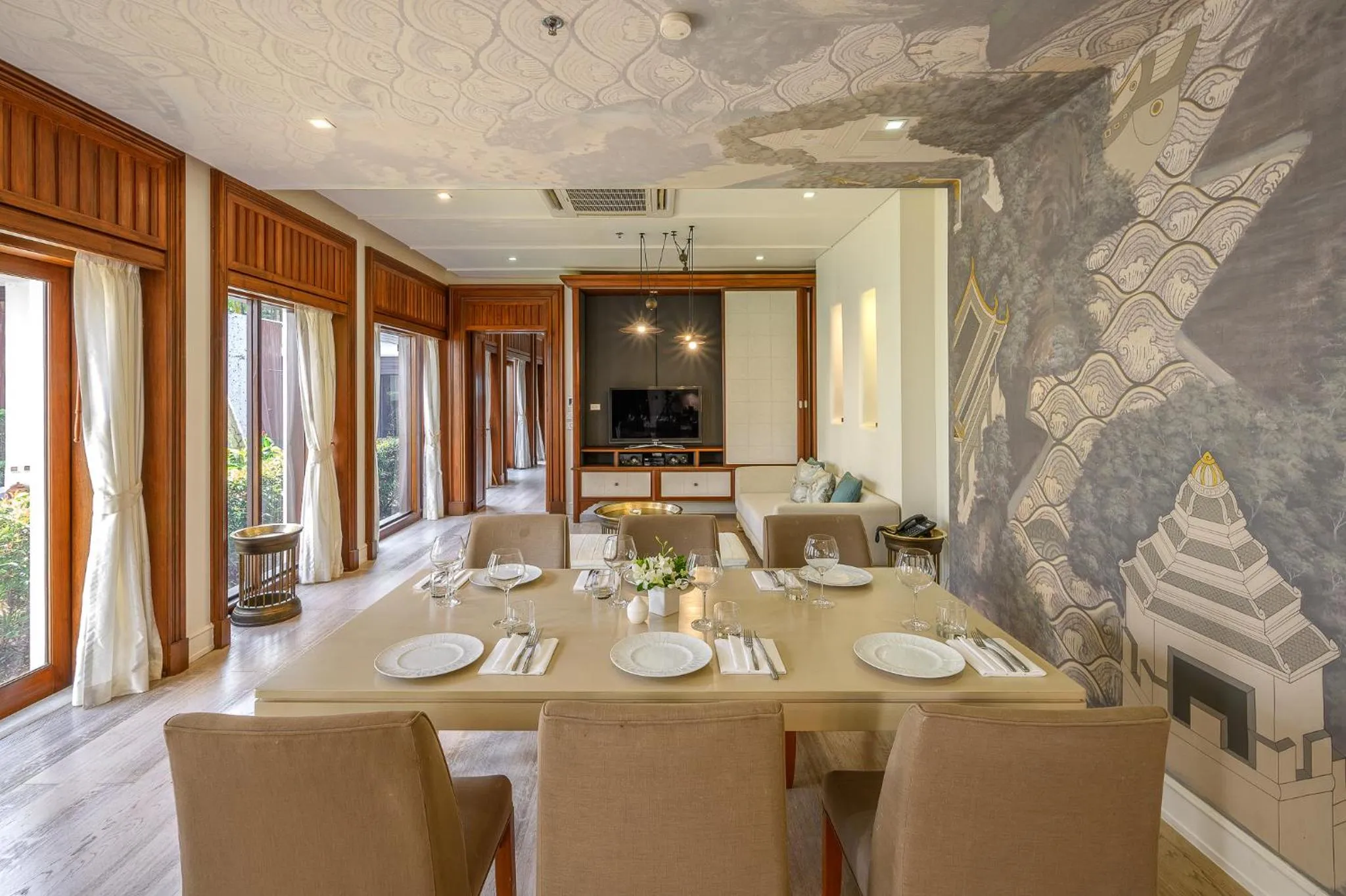 Living room in Maikhao Dream Villa Resort and Spa, Maikhao Phuket