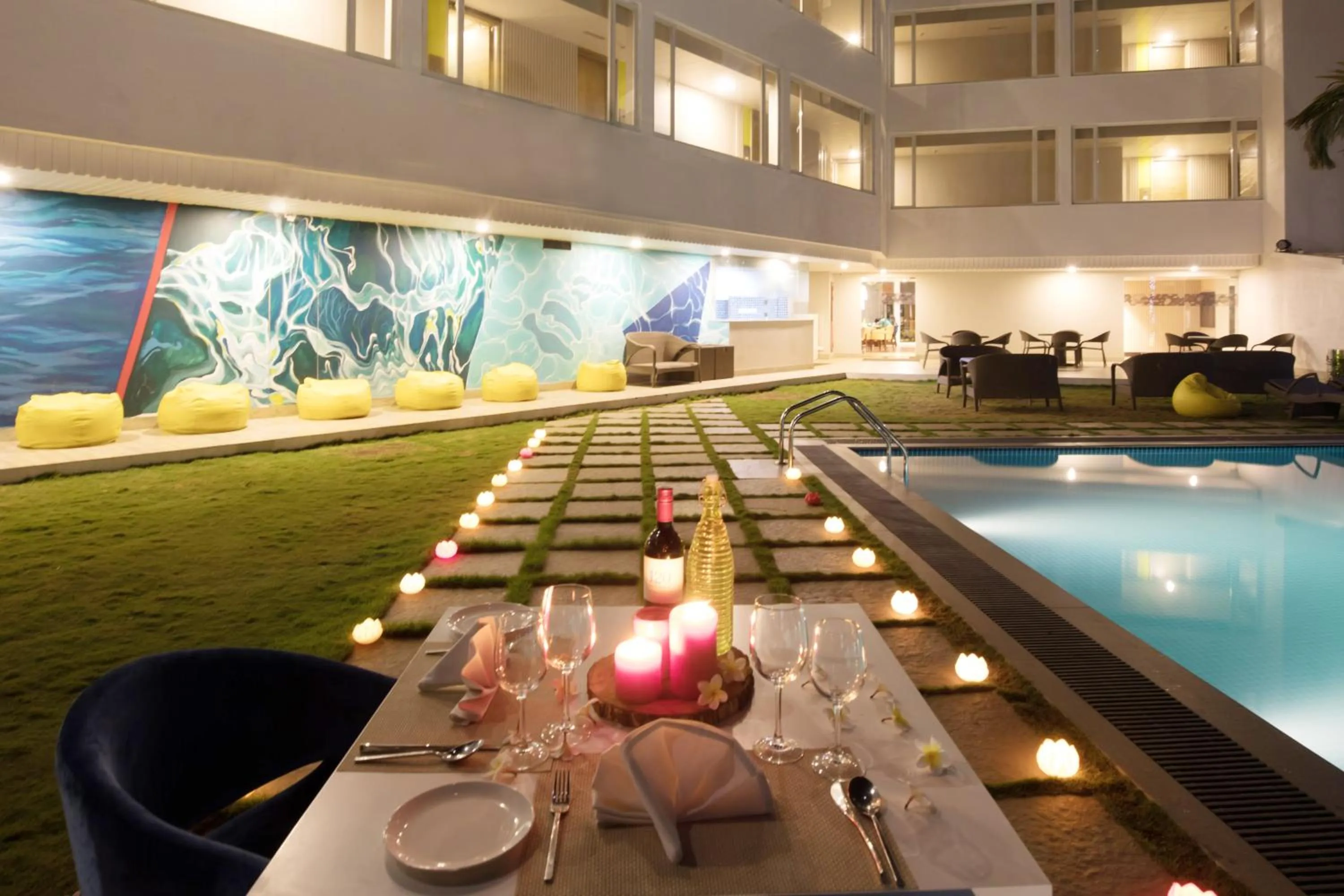 Seating area in The Park Baga River Goa - Adults only Property