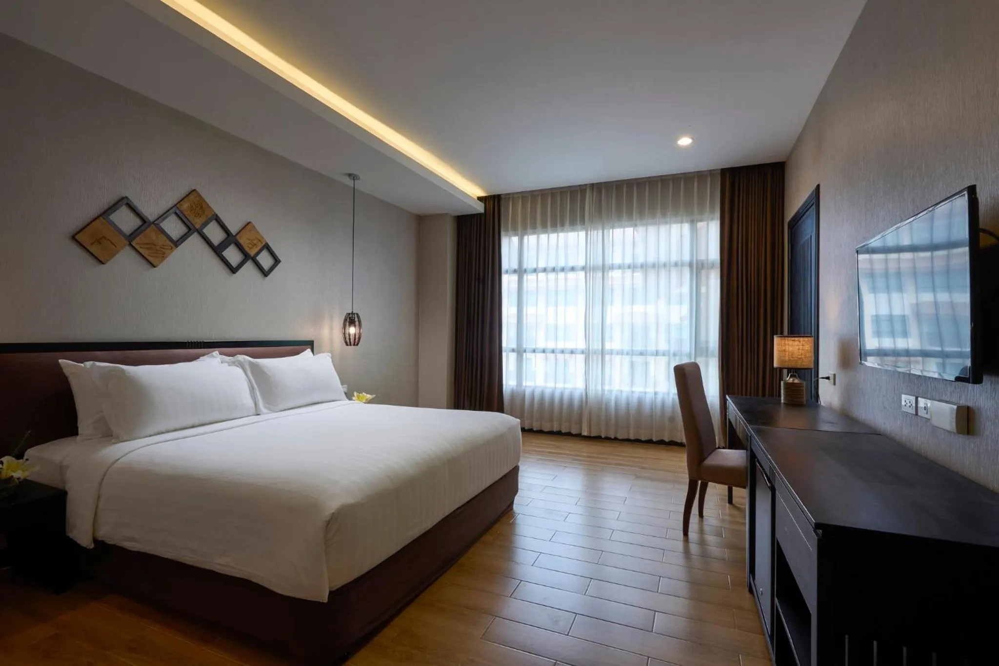 Photo of the whole room, Bed in Amari Vang Vieng