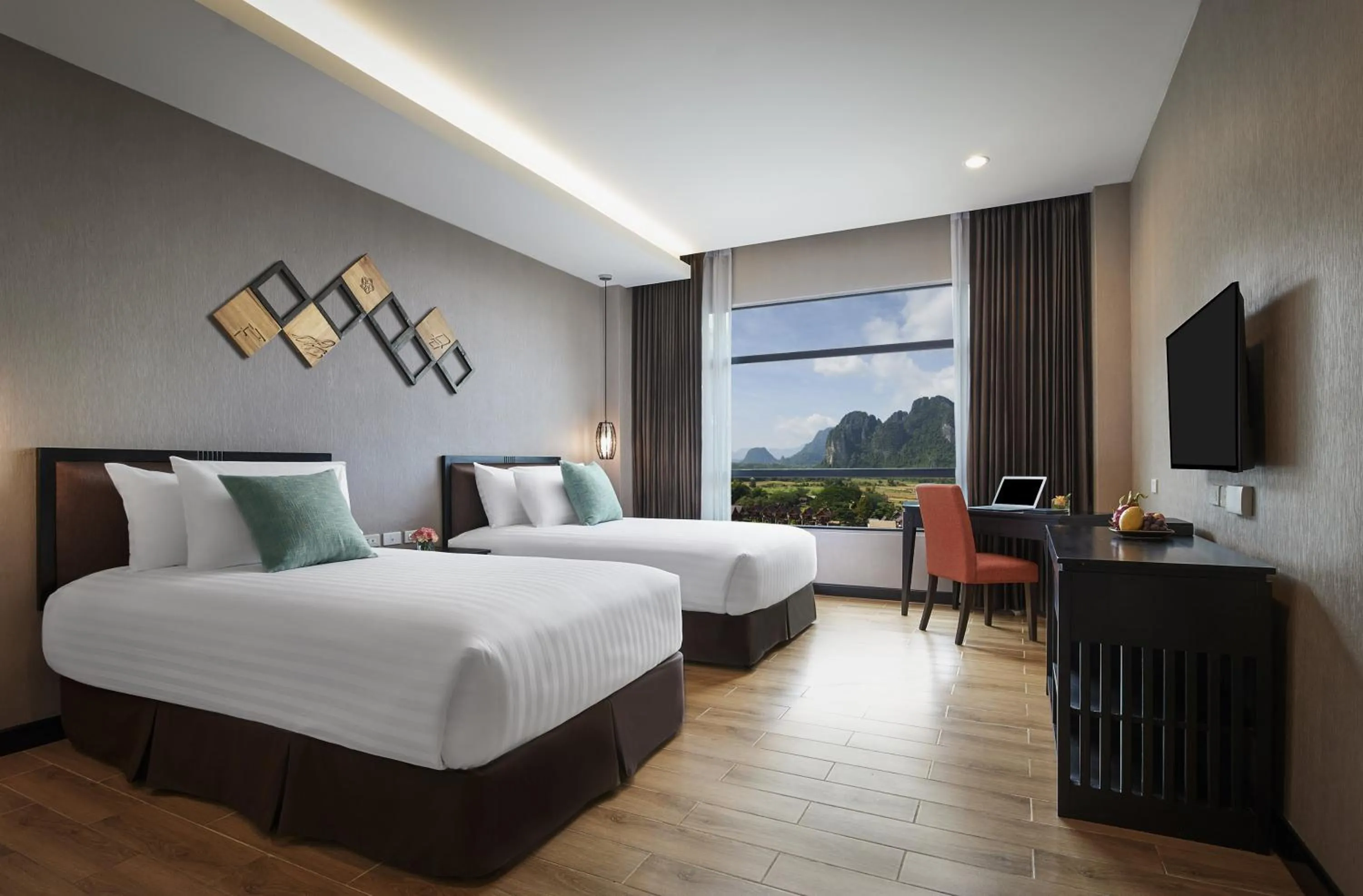 Photo of the whole room, Bed in Amari Vang Vieng