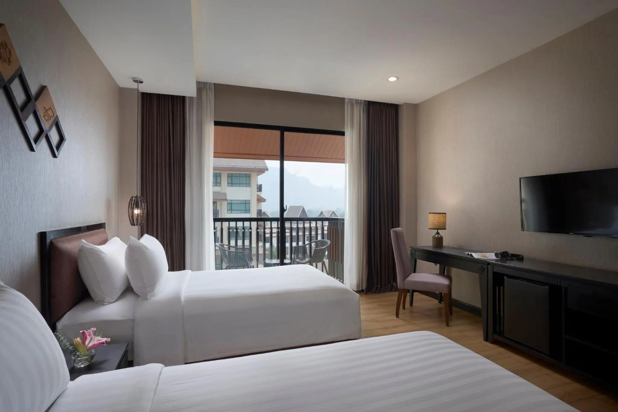 Photo of the whole room, Bed in Amari Vang Vieng