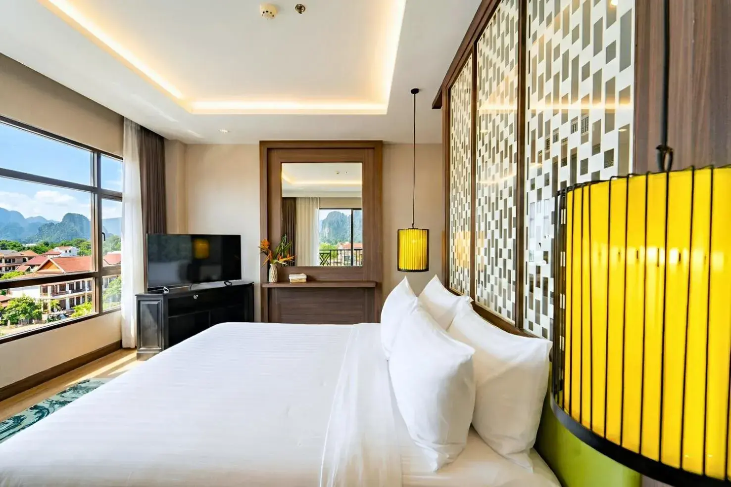 Bedroom, Bed in Amari Vang Vieng Bedroom, Bed in Amari Vang Vieng