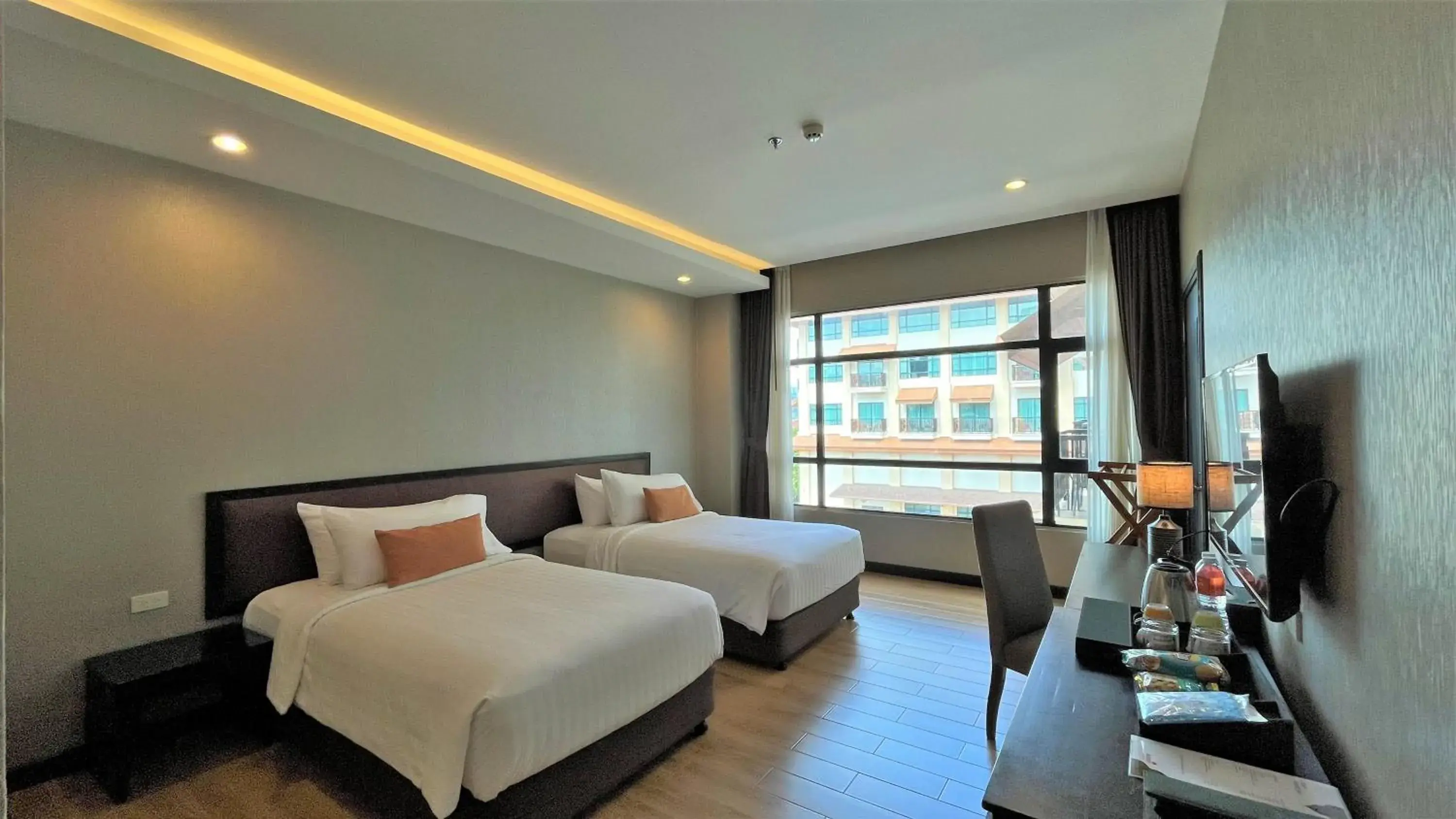 View (from property/room), Bed in Amari Vang Vieng View (from property/room), Bed in Amari Vang Vieng