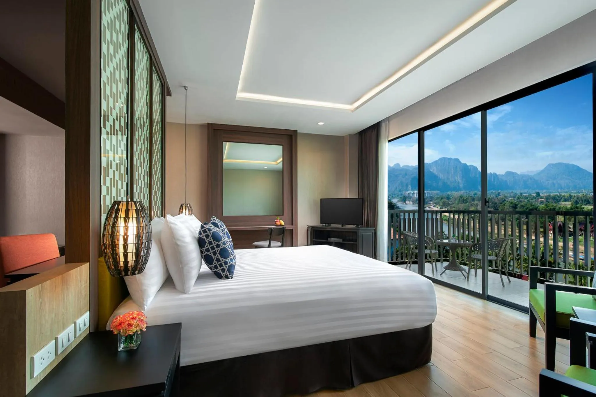 Photo of the whole room, Bed in Amari Vang Vieng