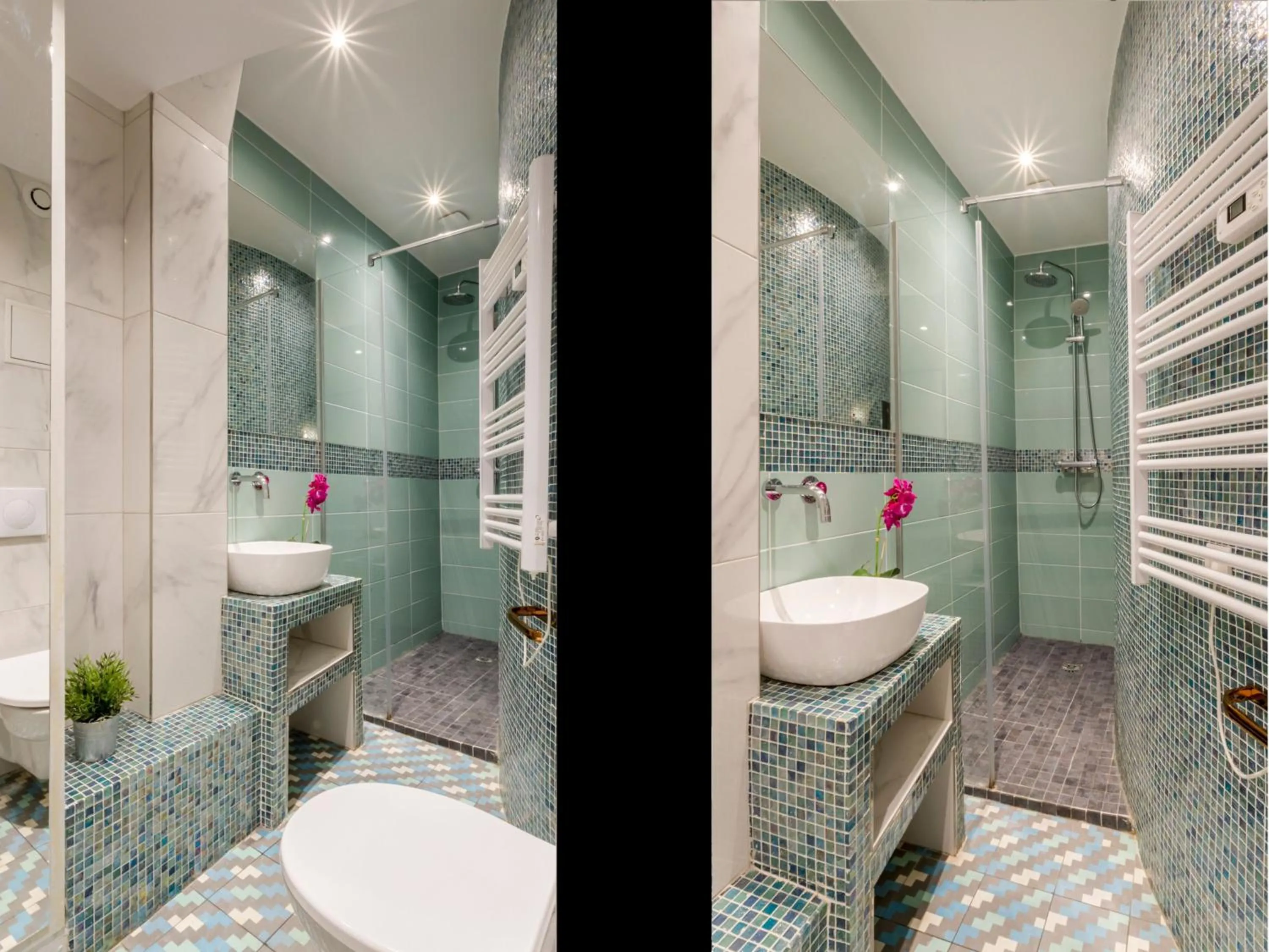Shower in Merveil - Luxury Suite - Champs Elysées - Mermoz
