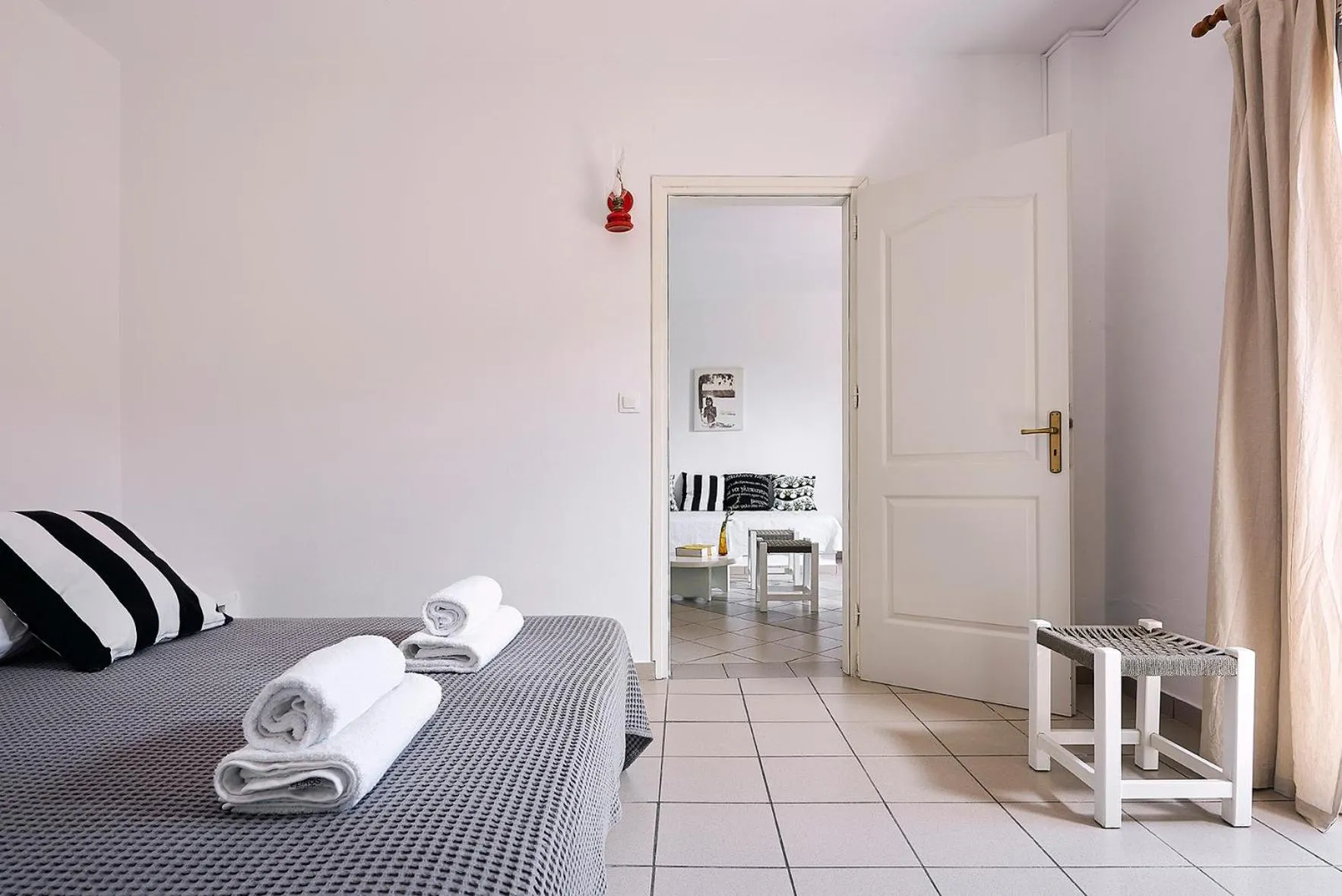 Seating area, Bed in Nakou Village