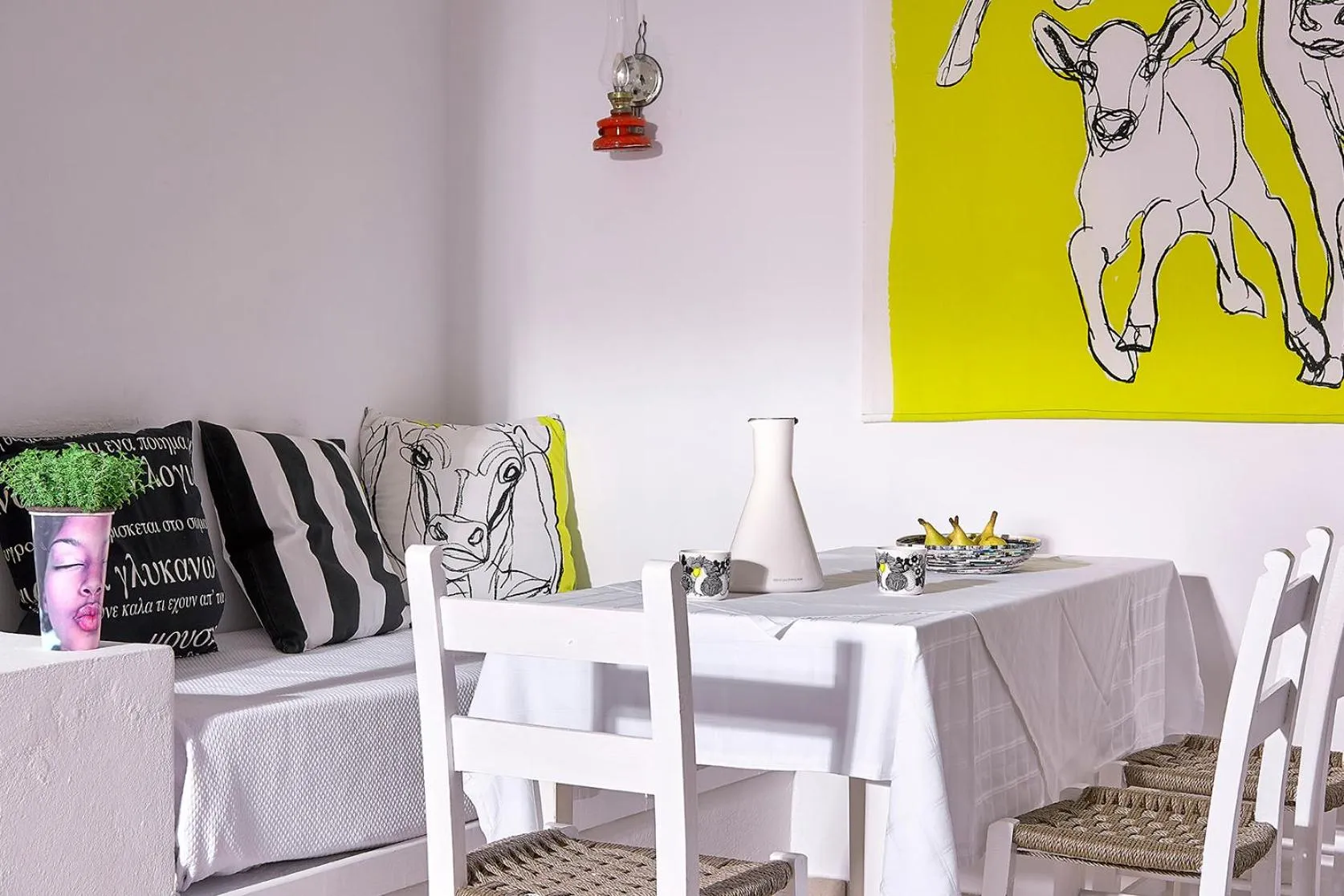 Living room in Nakou Village