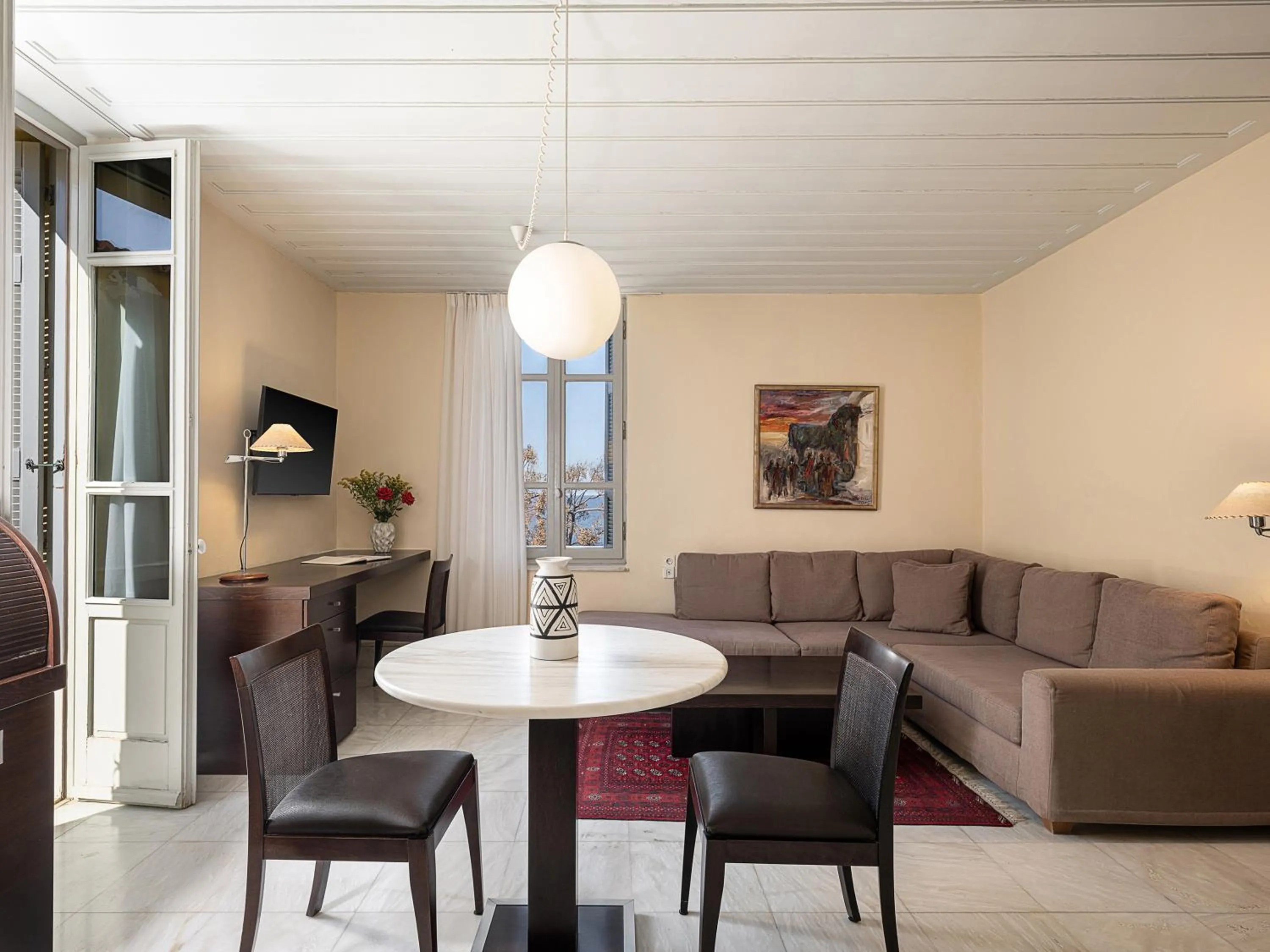 Seating area in Villa Andromeda