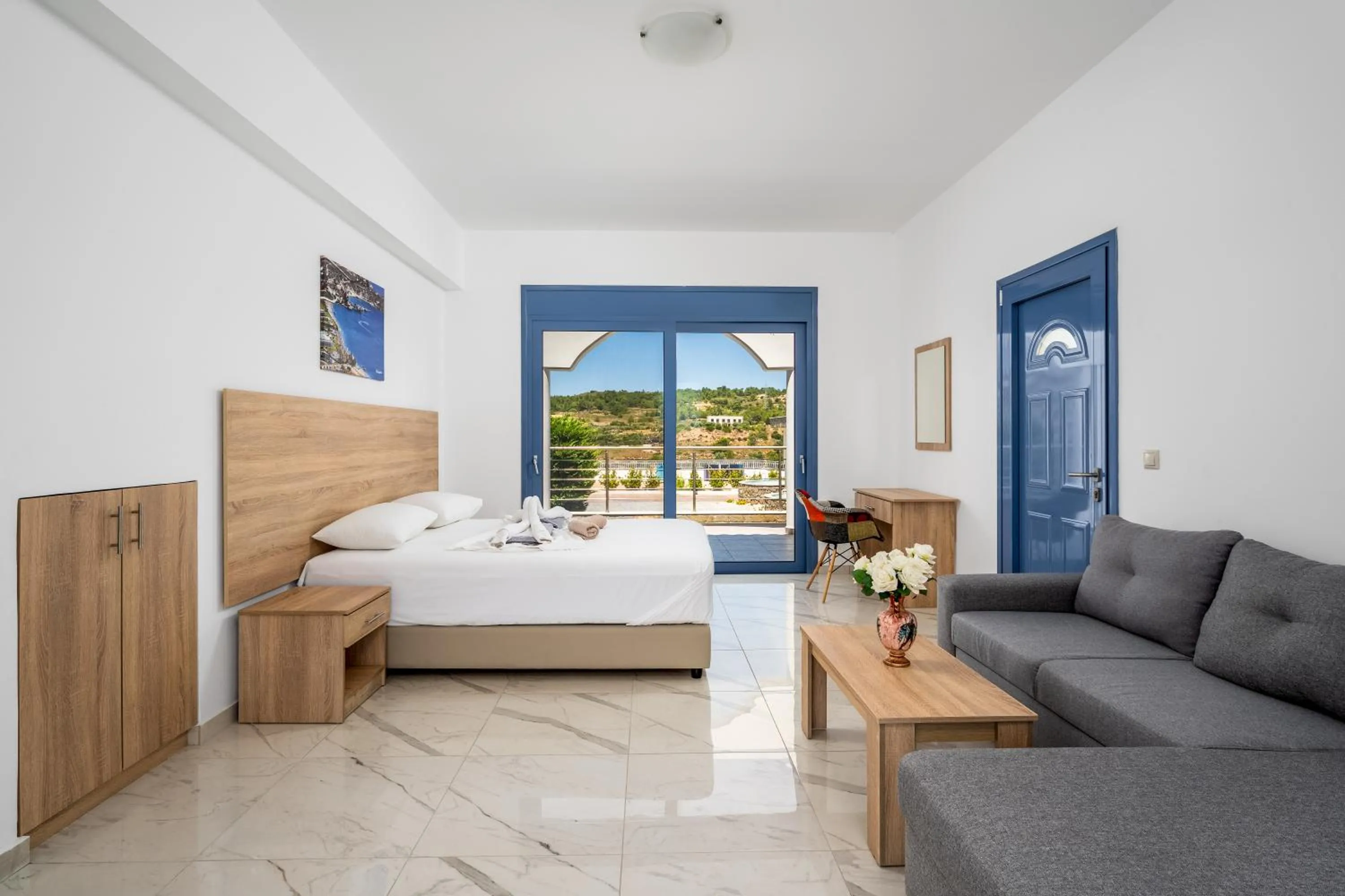 Bedroom, Bed in Kolymbia Village