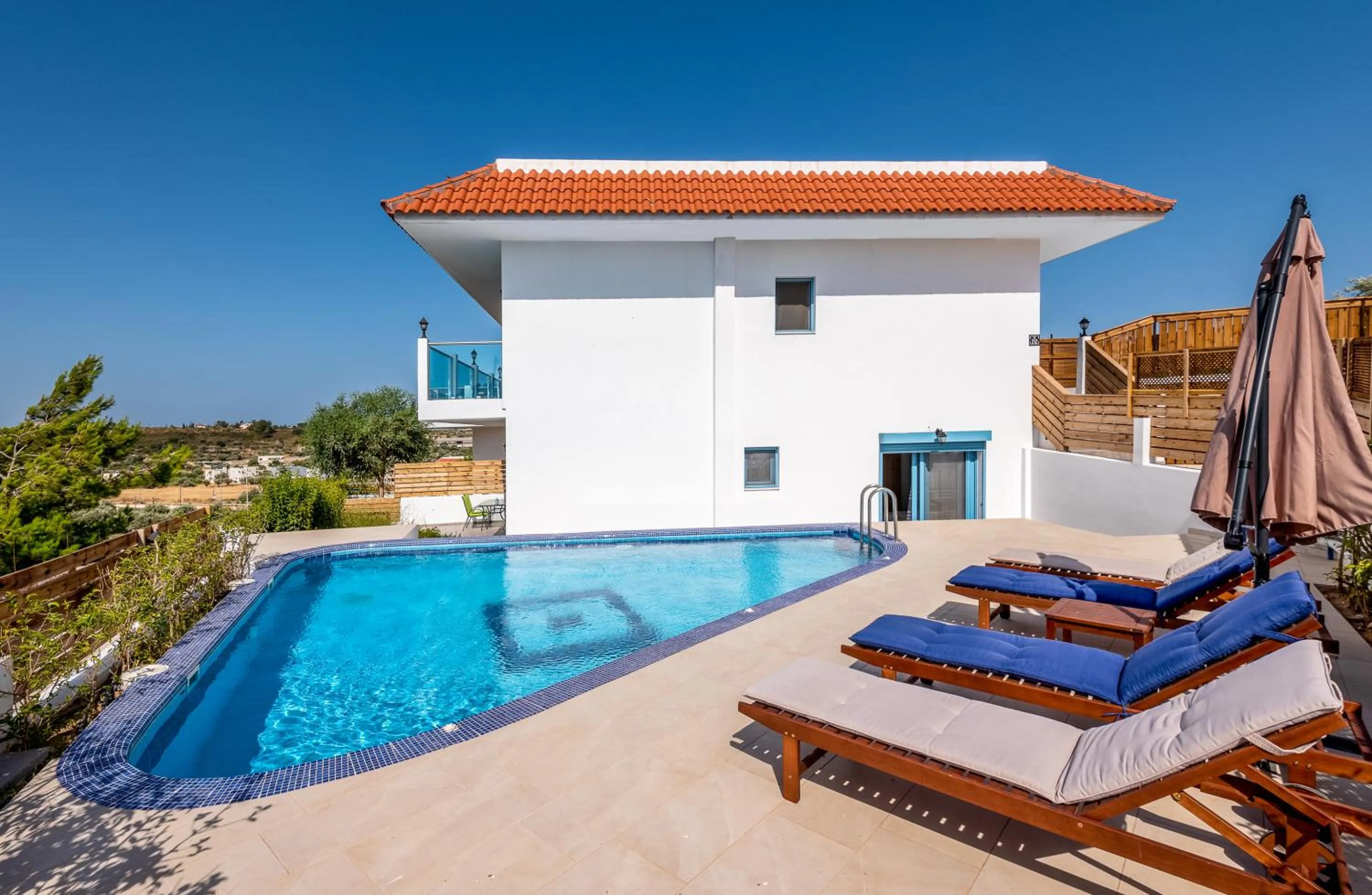 Swimming pool in Kolymbia Village