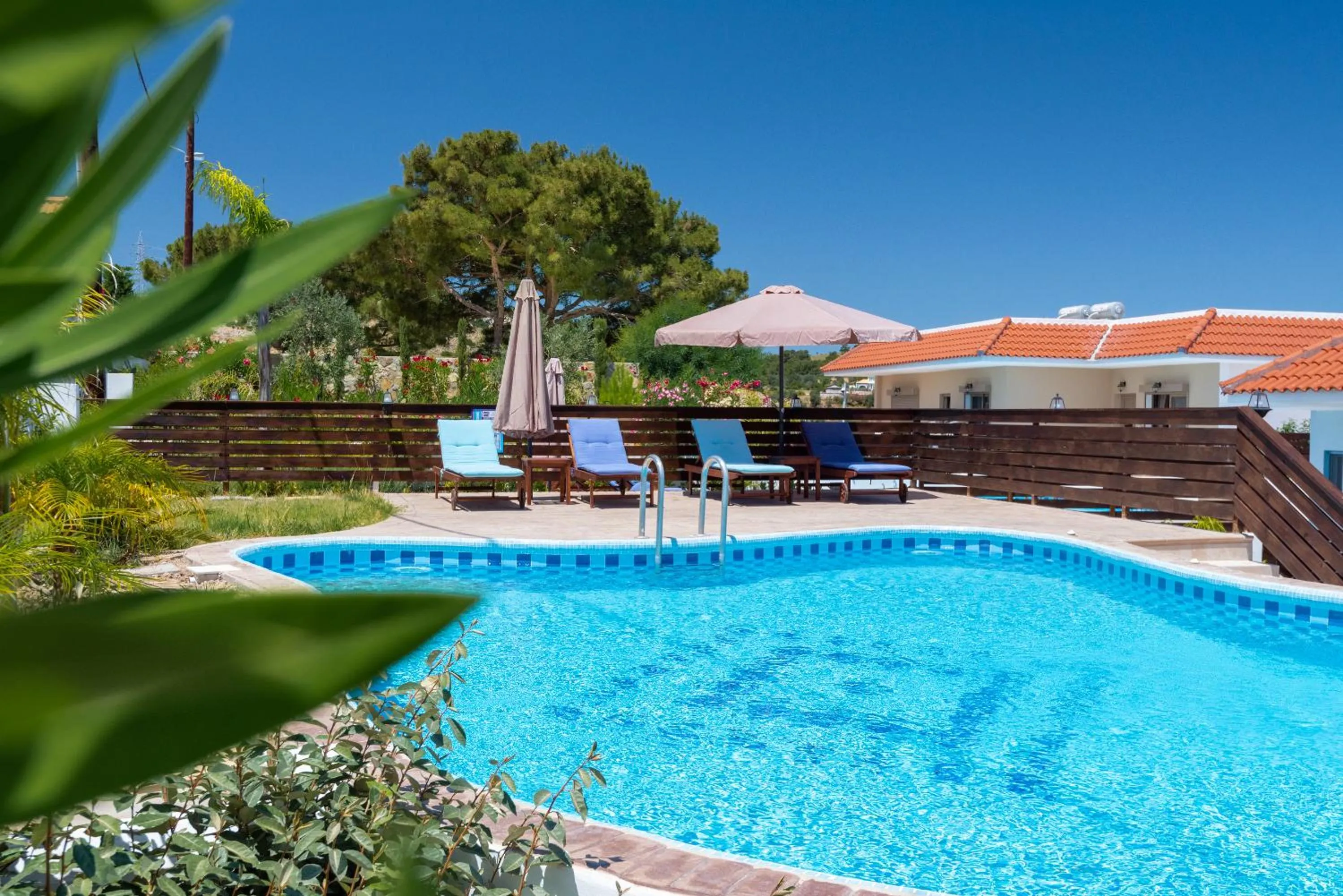 Pool view in Kolymbia Village